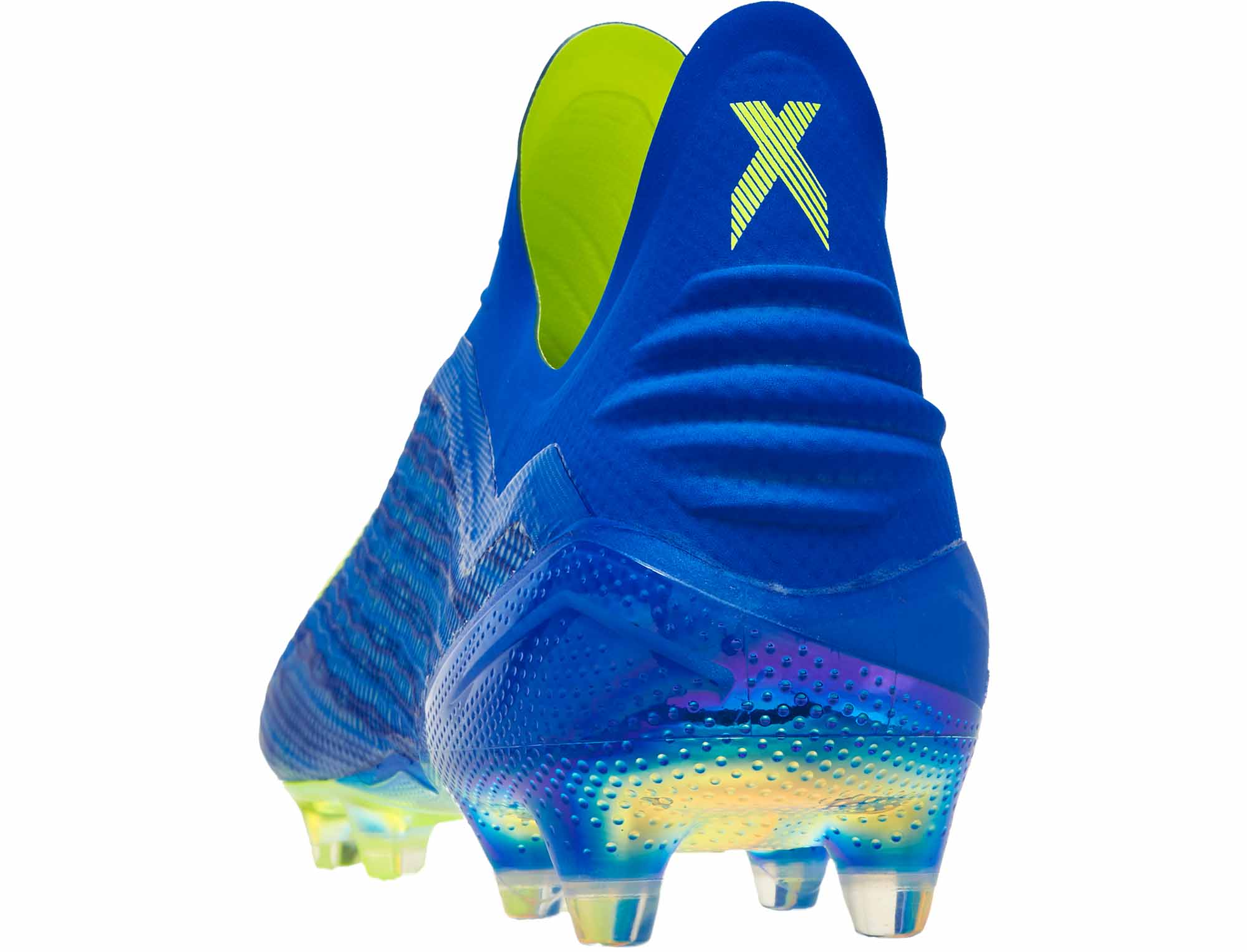 adidas x 18 blue and yellow
