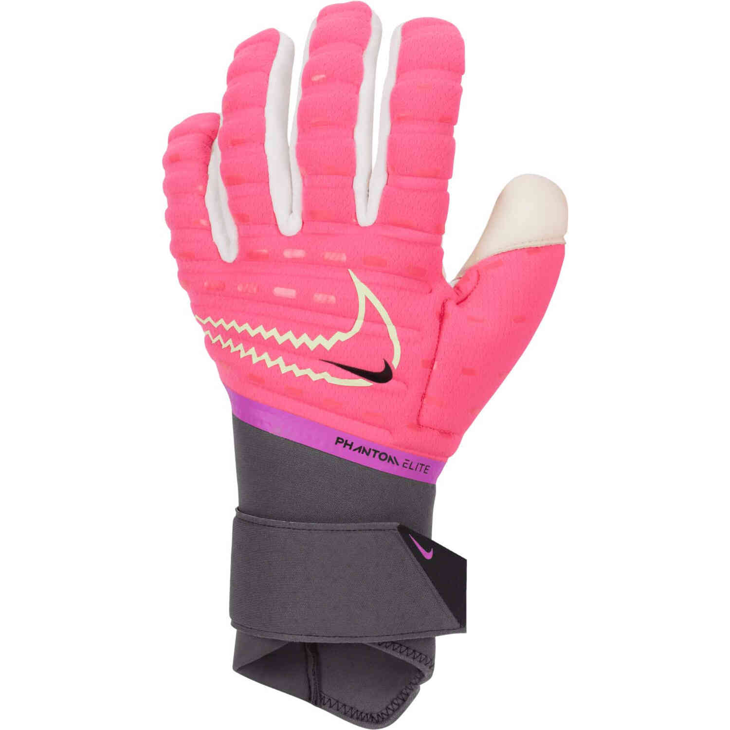 Nike Phantom Elite Goalkeeper Gloves Hyper Pink Iron Grey