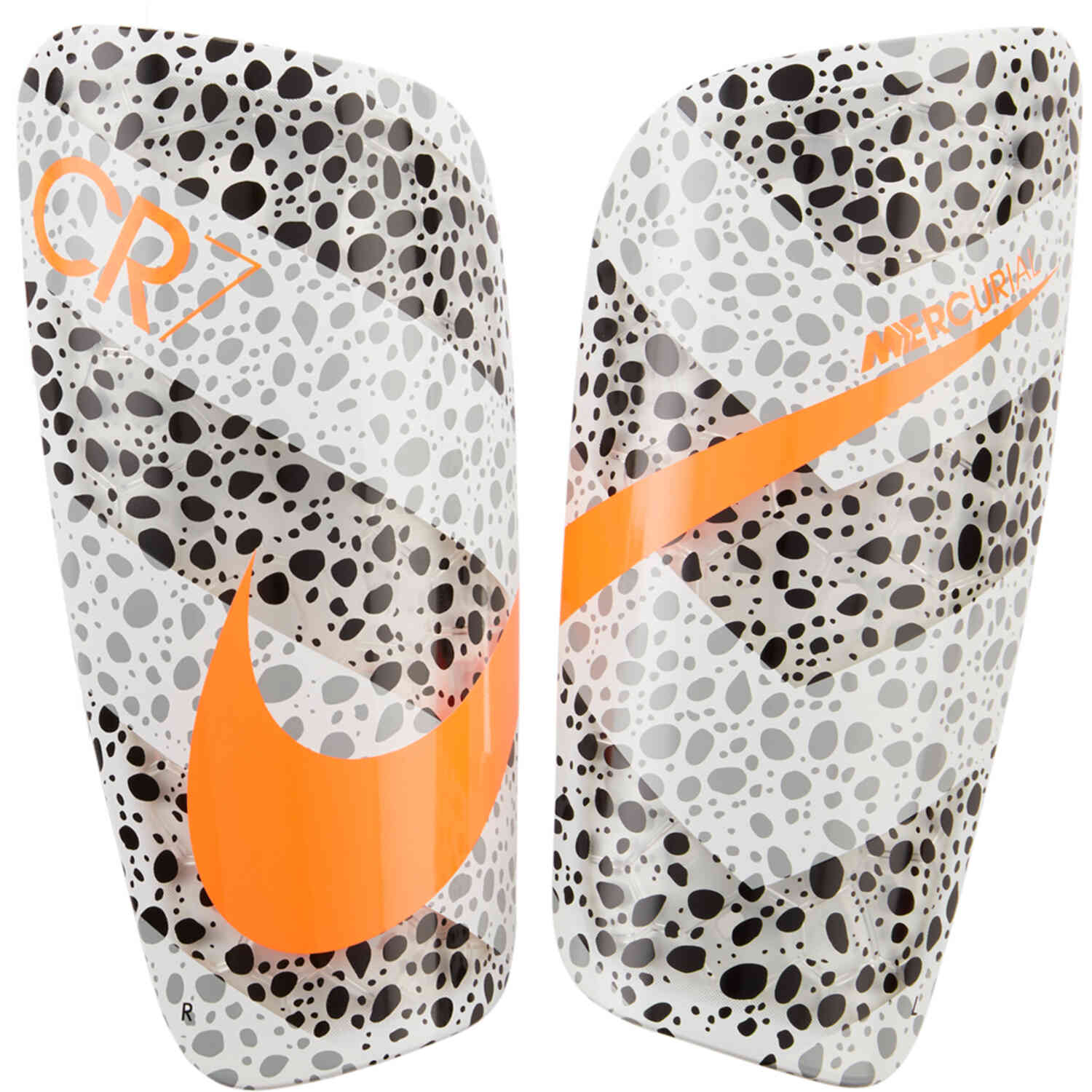 Nike Protège-Tibias Mercurial Lite Fast AF - Blanc/Orange