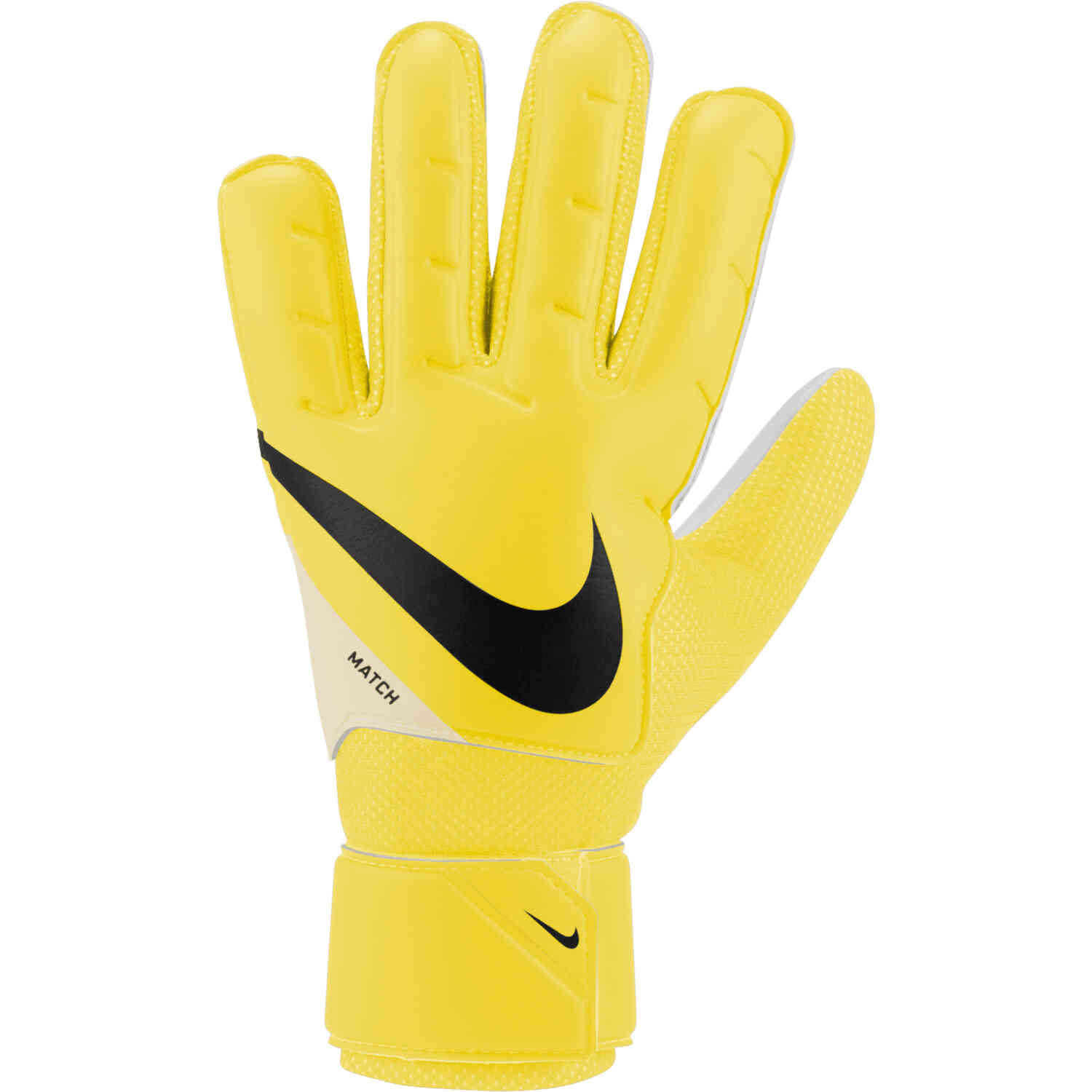 Nike yellow and 2025 black goalkeeper gloves