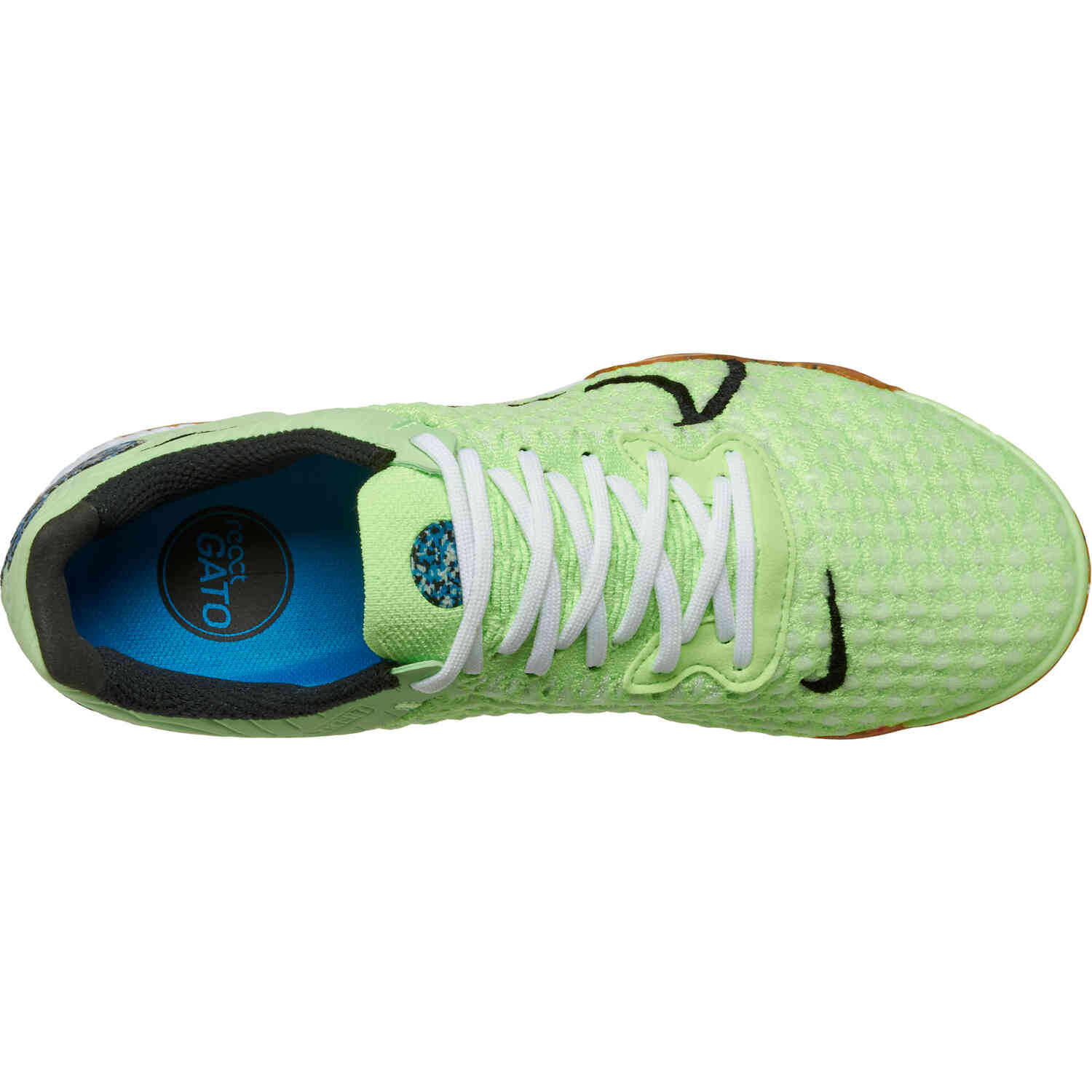 Nike React Gato Lime Glow Black with White with Light Photo