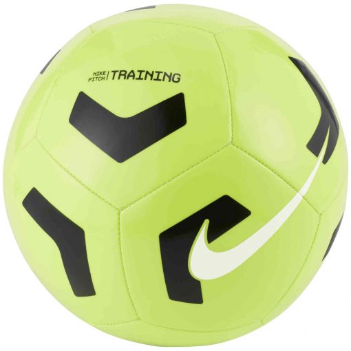 Nike Pitch Training Practice Soccer Ball - Volt & Black with White