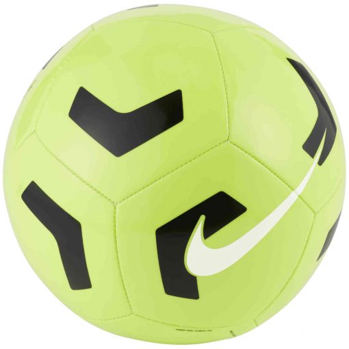 Nike Pitch Training Practice Soccer Ball - Volt & Black with White - Image 2
