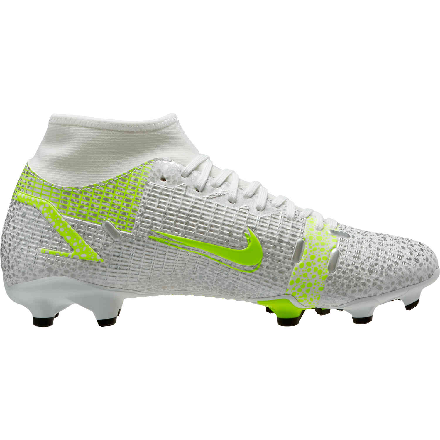 Nike mercurial top white green