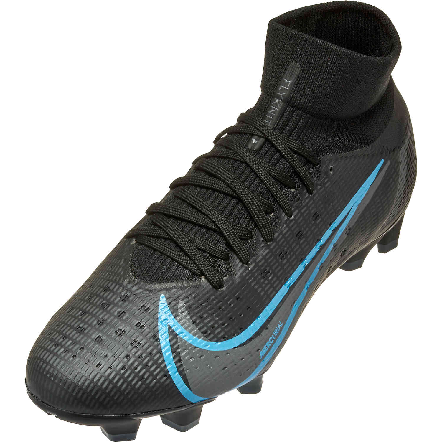 Nike mercurial superfly fg black sale