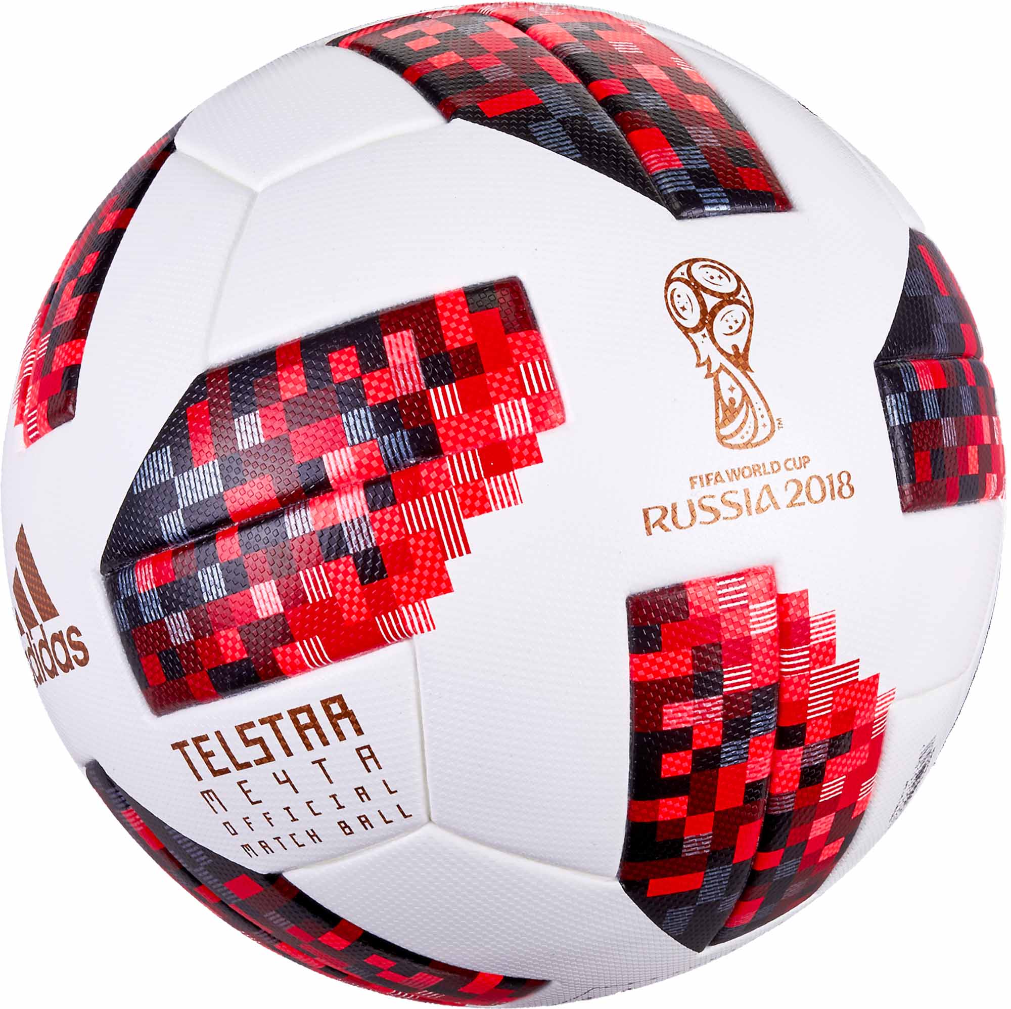 driehoek tijdschrift US dollar adidas Telstar 18 Official World Cup Match Ball - Knockout Rounds -  White/Solar Red - Soccer Master