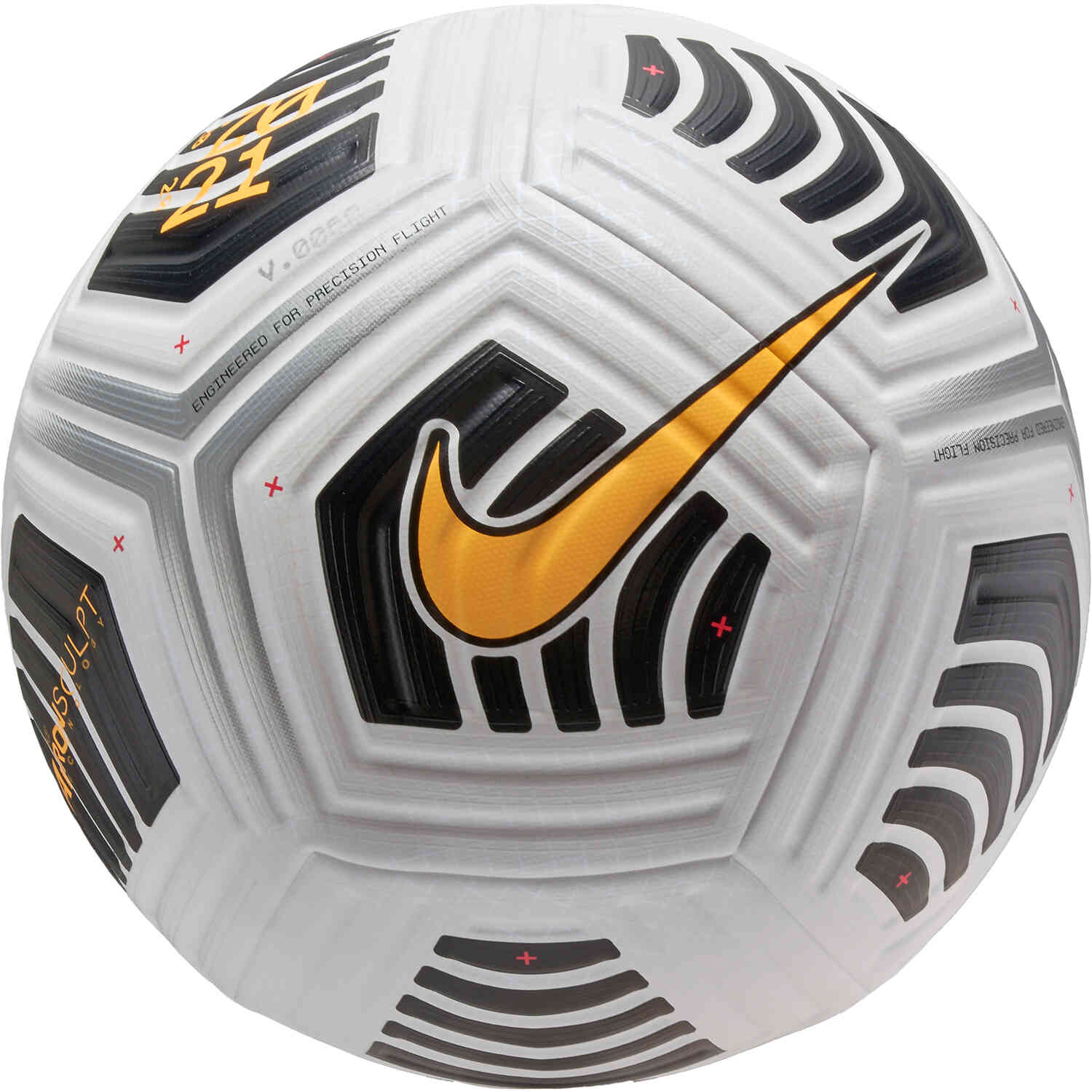 Nike Flight Premium Match Soccer Ball - White & Black with Laser Orange -  Soccer Master