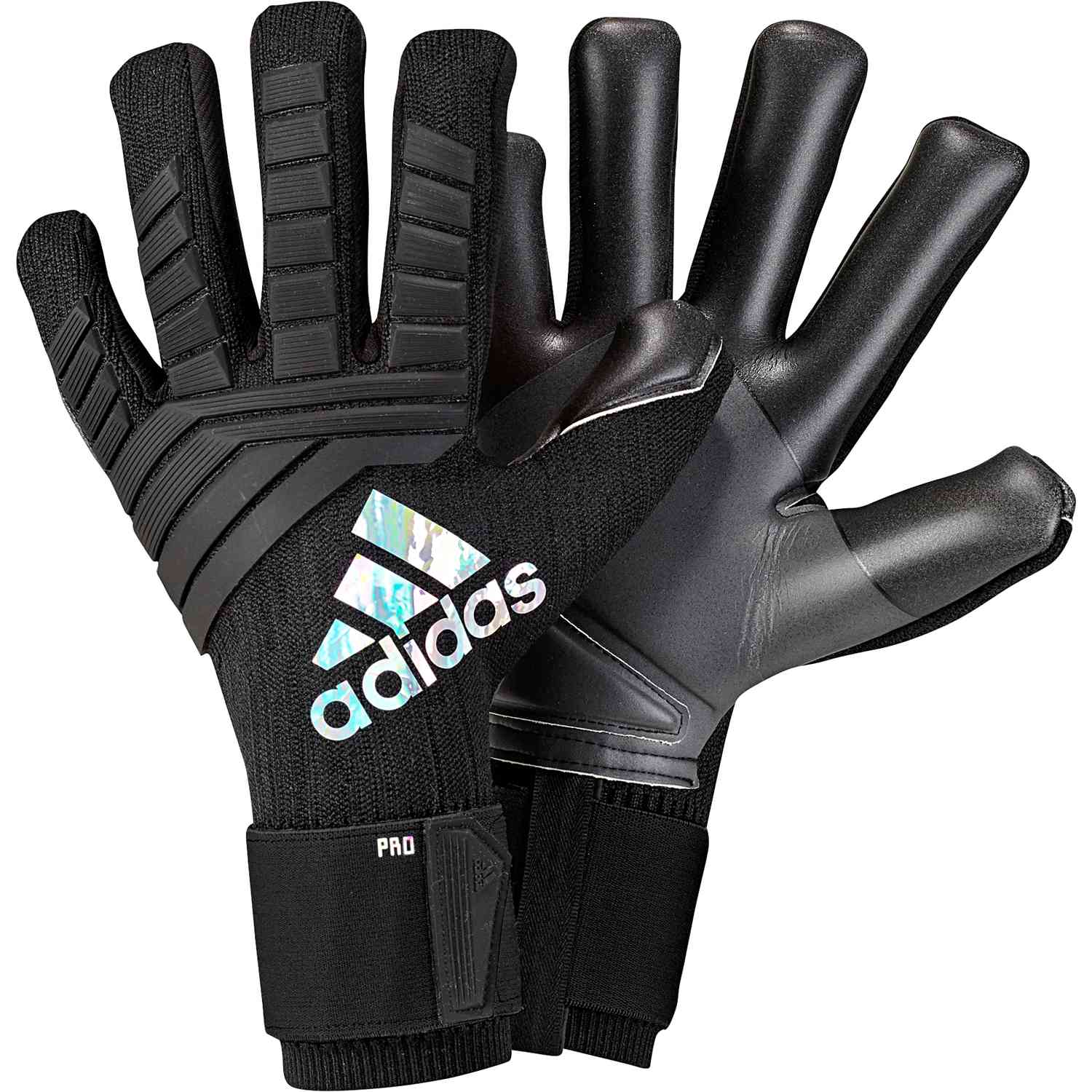 moeilijk tevreden te krijgen Mammoet Afstoten adidas Predator Pro Goalkeeper Gloves - Black/Black - Soccer Master