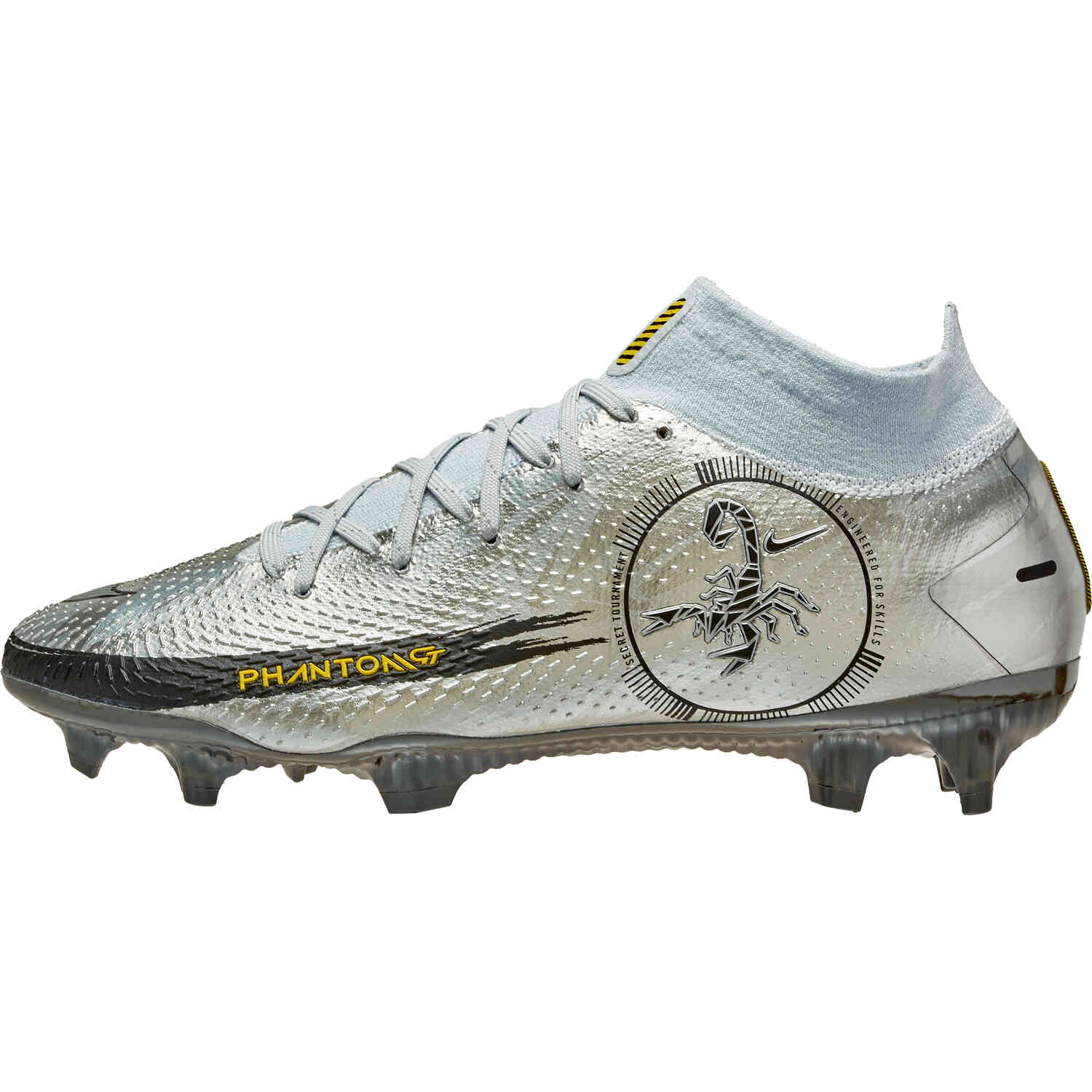 Nike Phantom GT Scorpion DF Elite FG - Pure Platinum & Metallic 