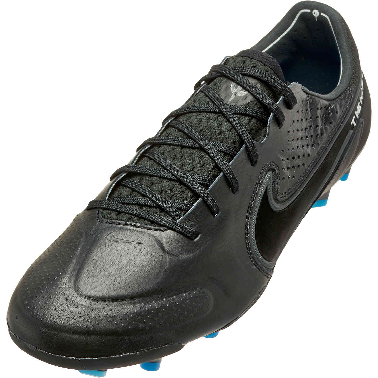 Nike tiempo soccer outlet cleats black and white