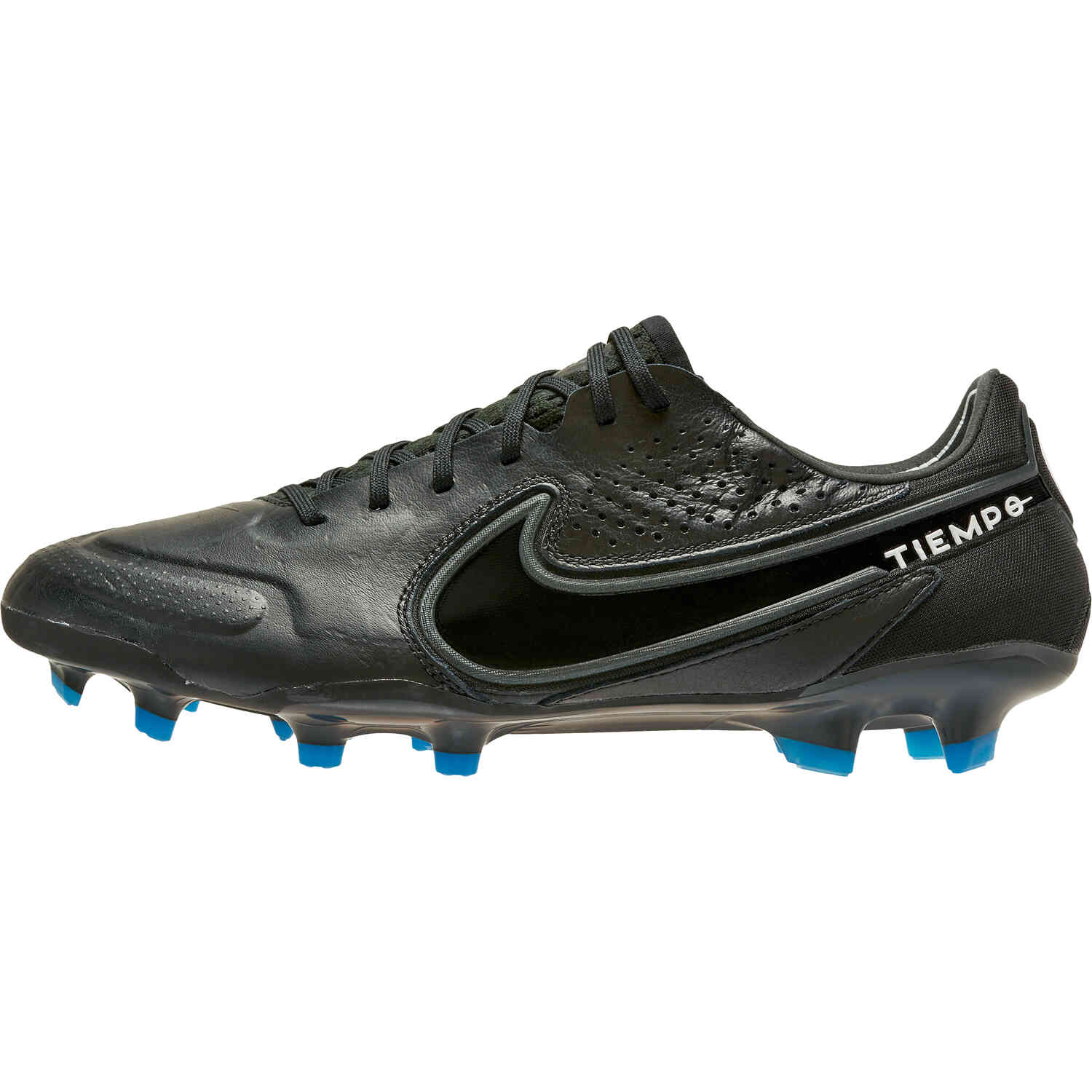 Black nike tiempo 2024 soccer cleats
