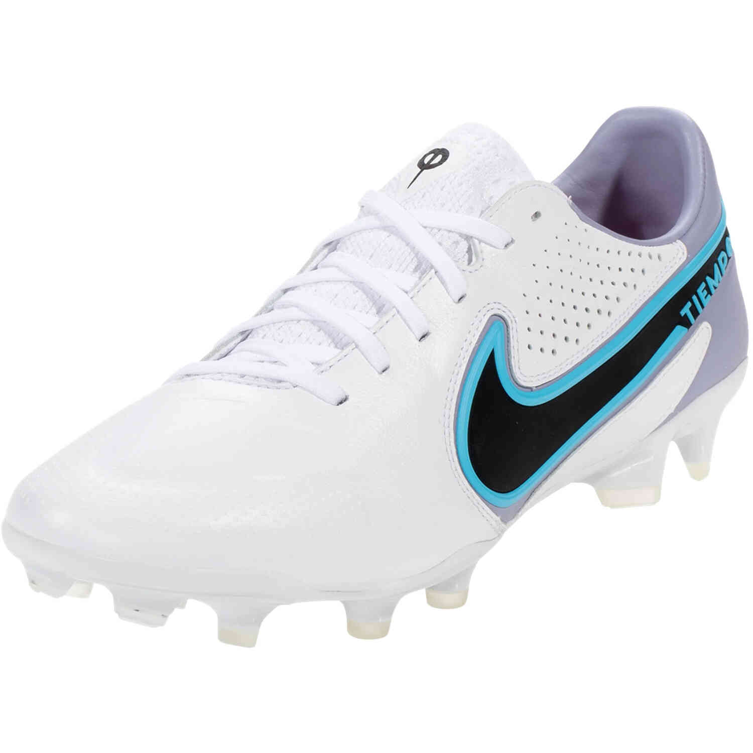 White and sale blue nike tiempo