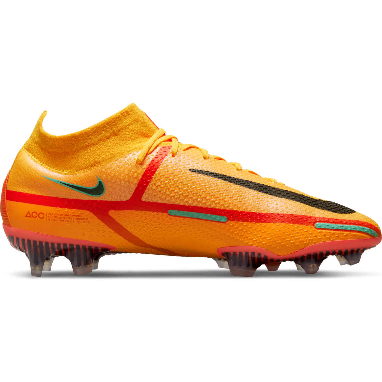 Nike Phantom GT 2 DF Elite FG Laser Orange Black with Total