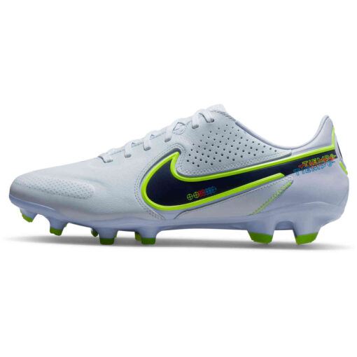 Nike Tiempo Legend 9 Pro FG - Football Grey & Blackened Blue with Light ...