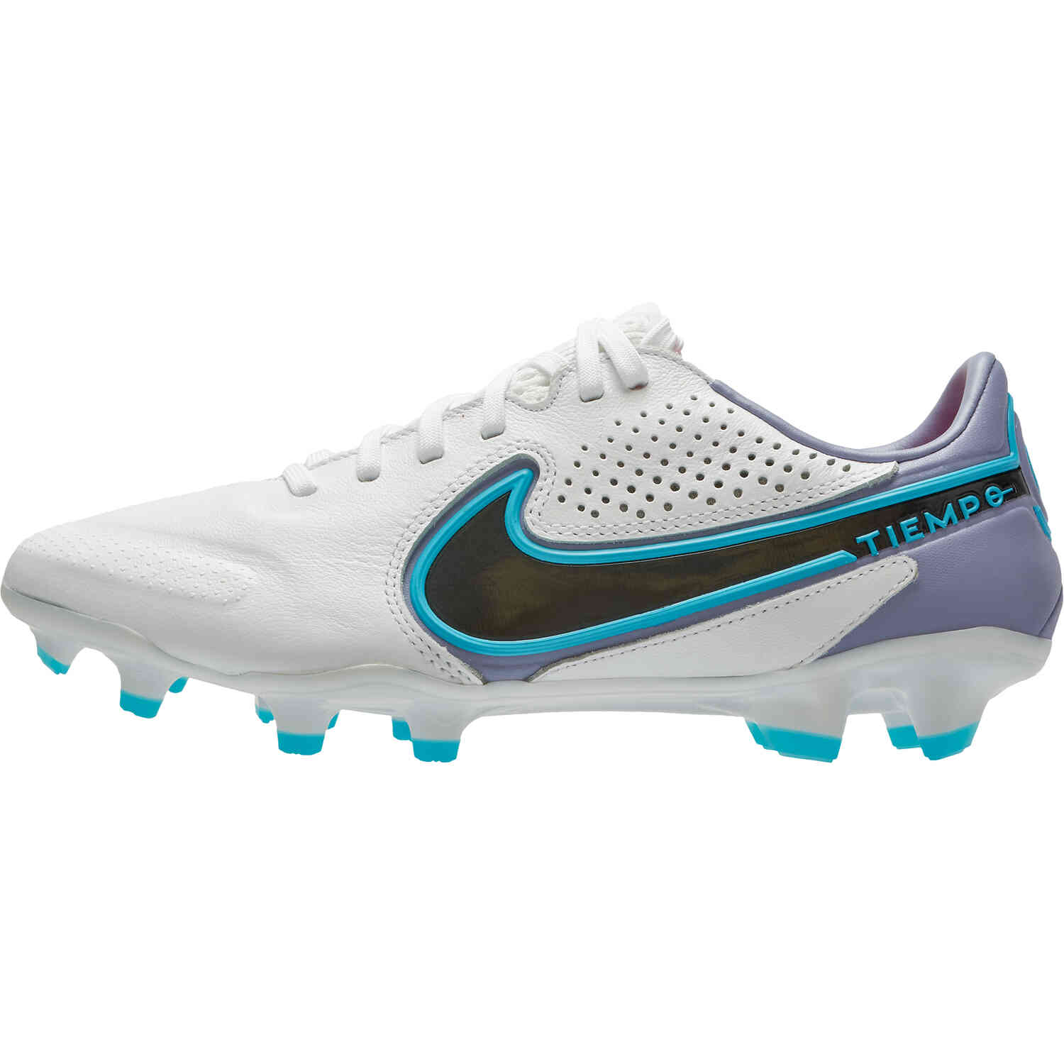 Tiempo white top and blue