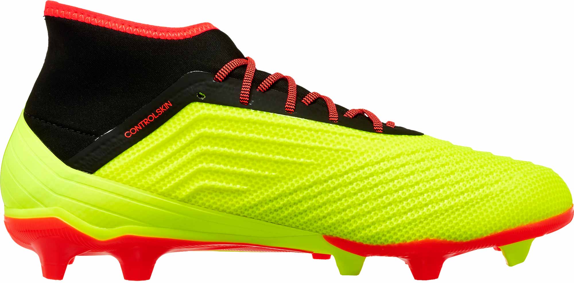 adidas Predator 18.2 FG Solar Yellow/Black/Solar Red - Soccer