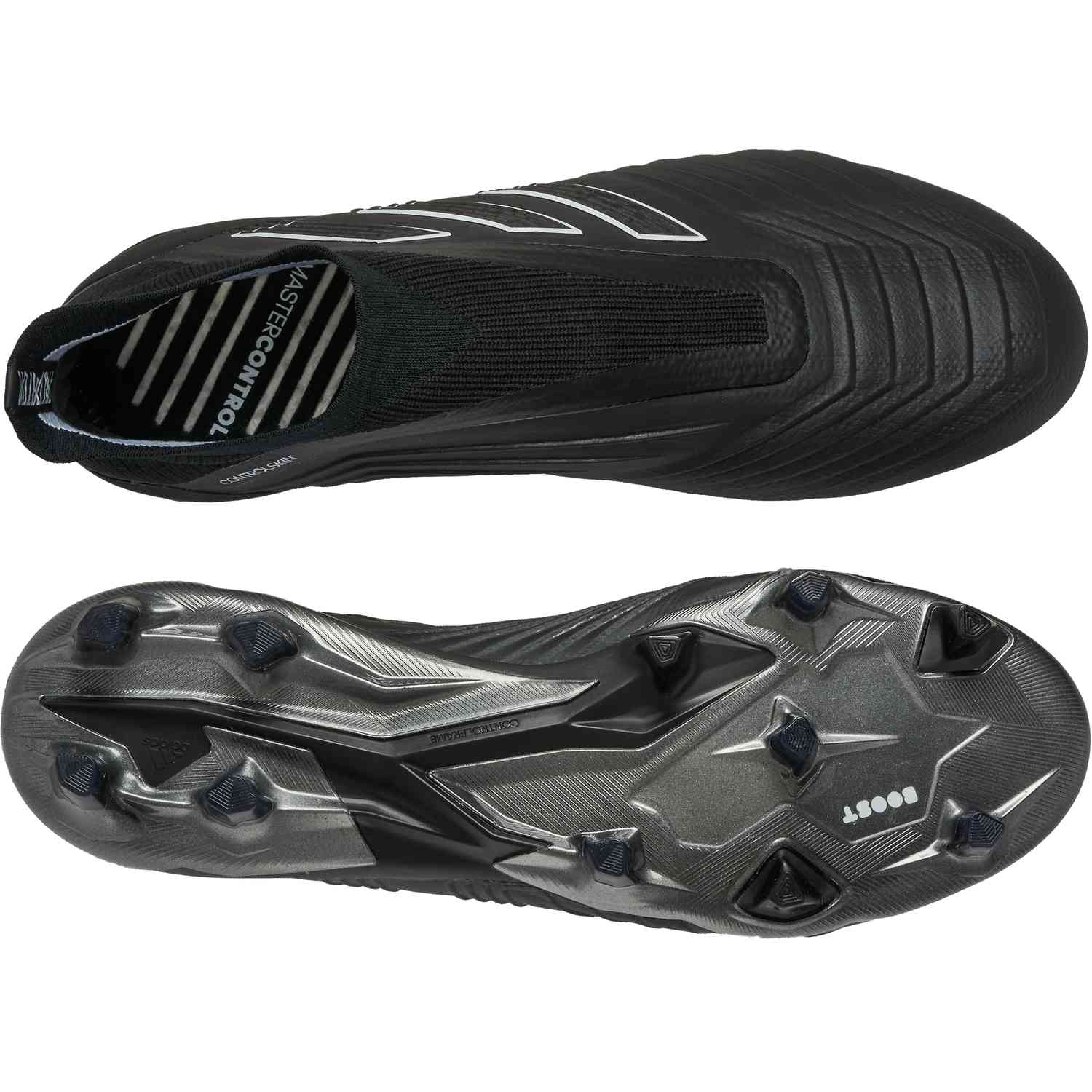 Predator 18+ FG - Black/Black/White - Soccer Master