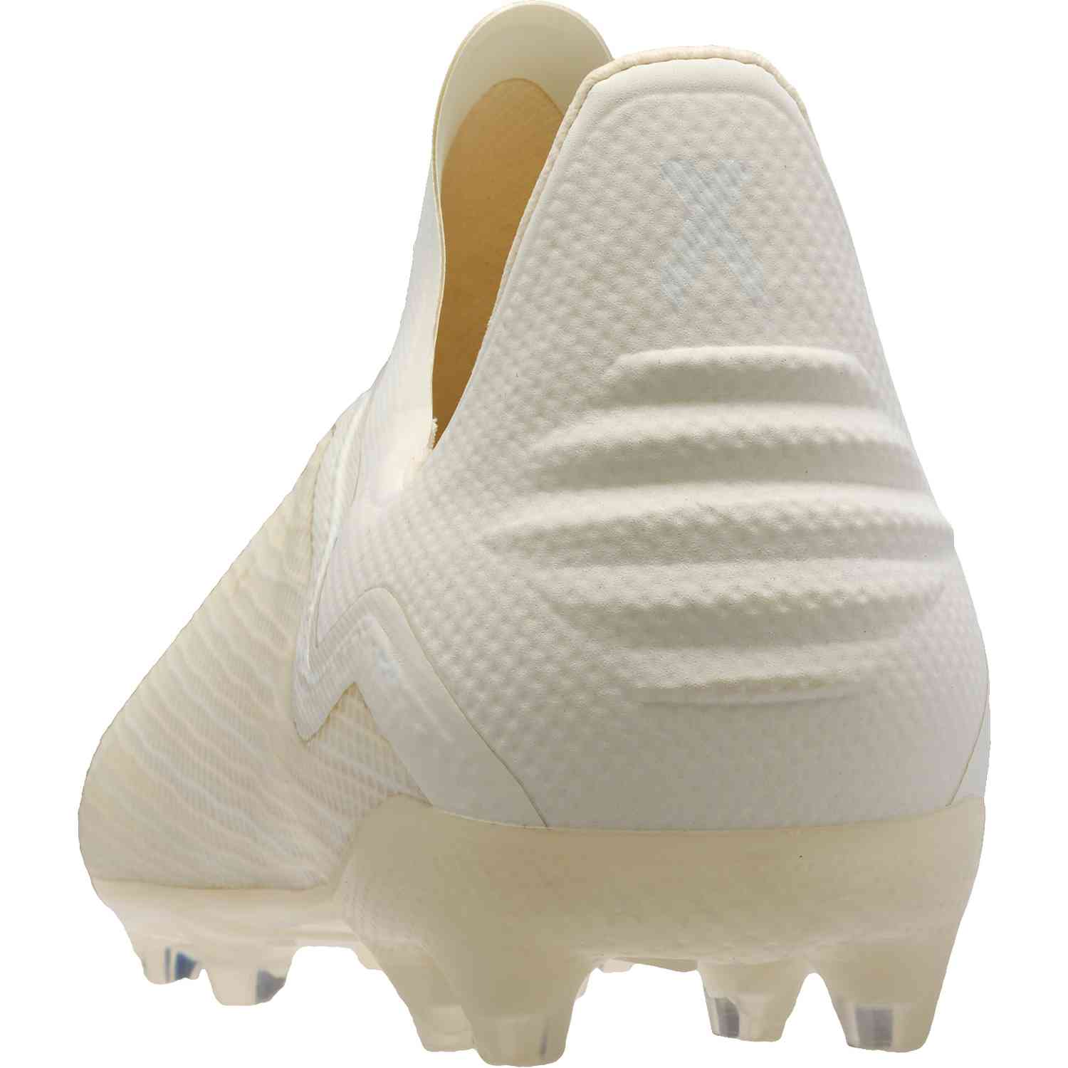 Kids adidas X 18 FG Youth Off White Black Soccer Master