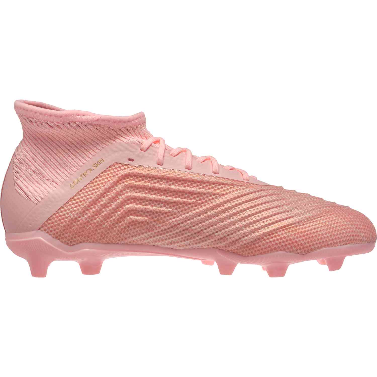 predator 18.1 firm ground cleats pink