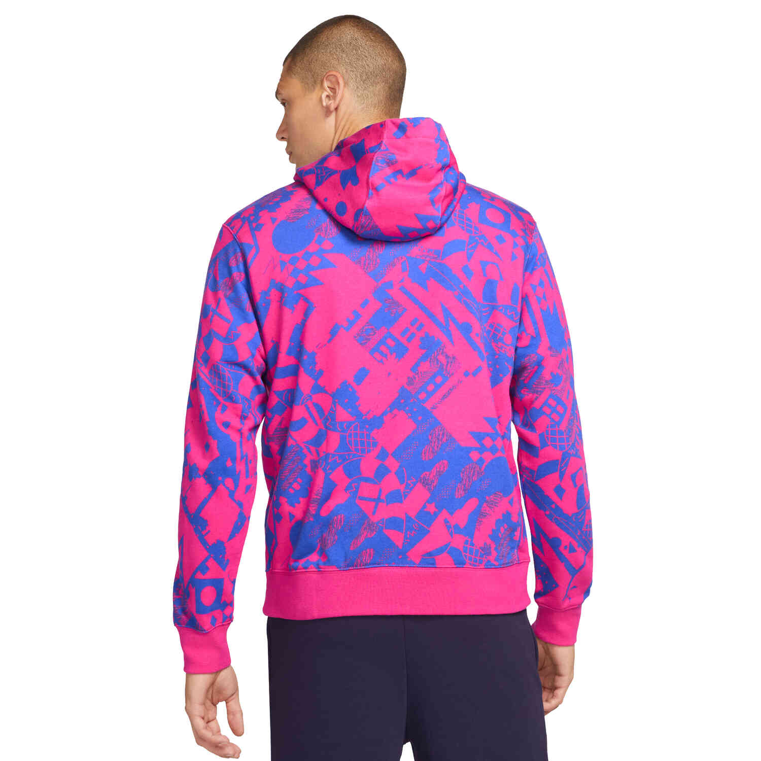 Purple camo store hoodie nike