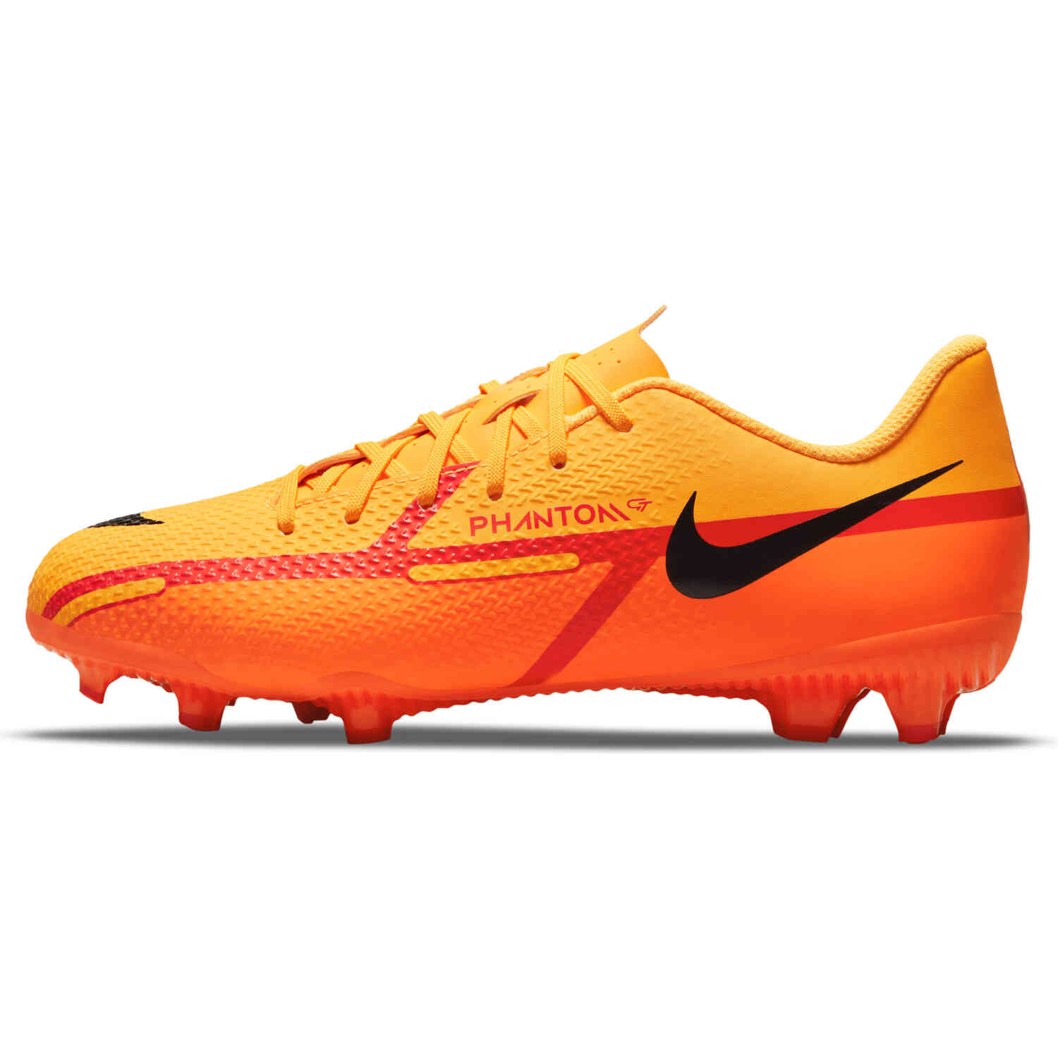 Kids Nike Phantom GT 2 Academy FG Laser Orange Black with