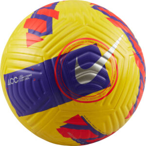 Yellow and purple nike sales soccer ball