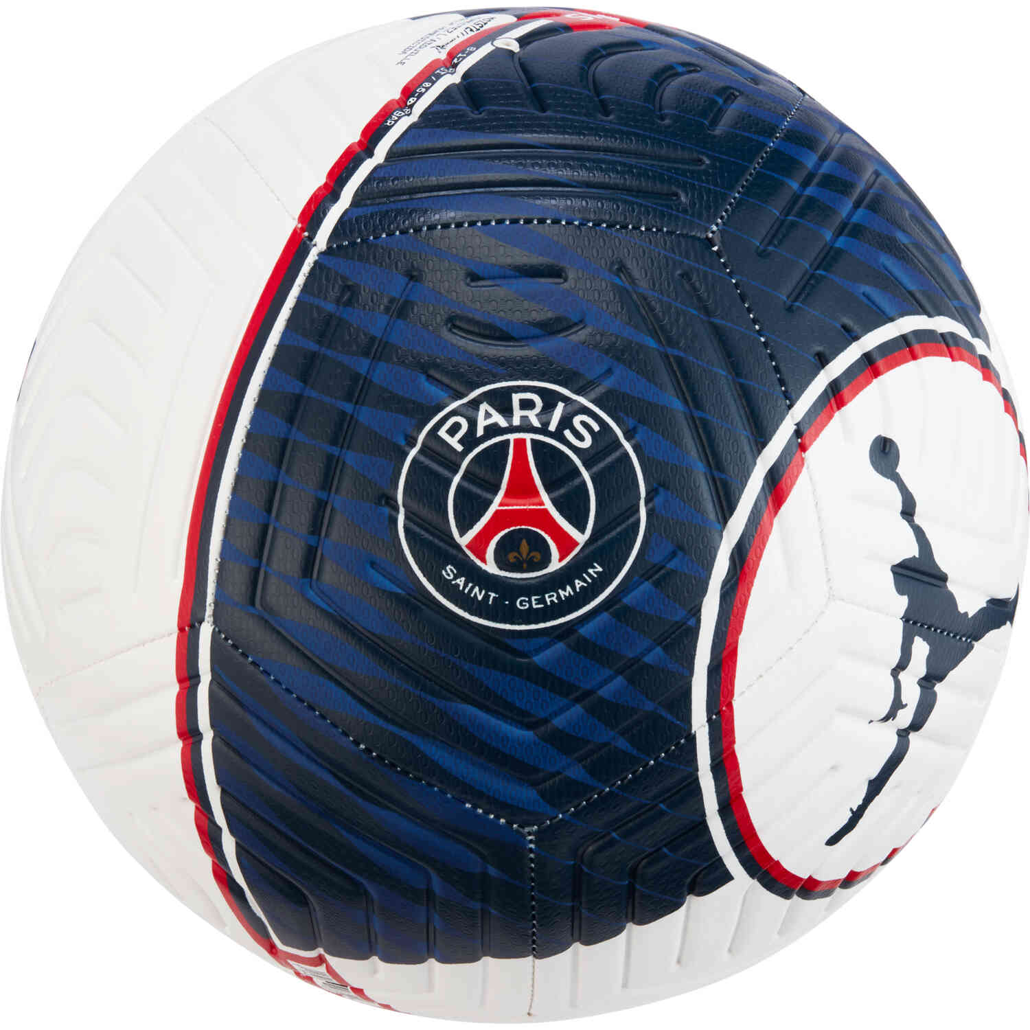 Jordan PSG Strike Training Soccer Ball White University Red