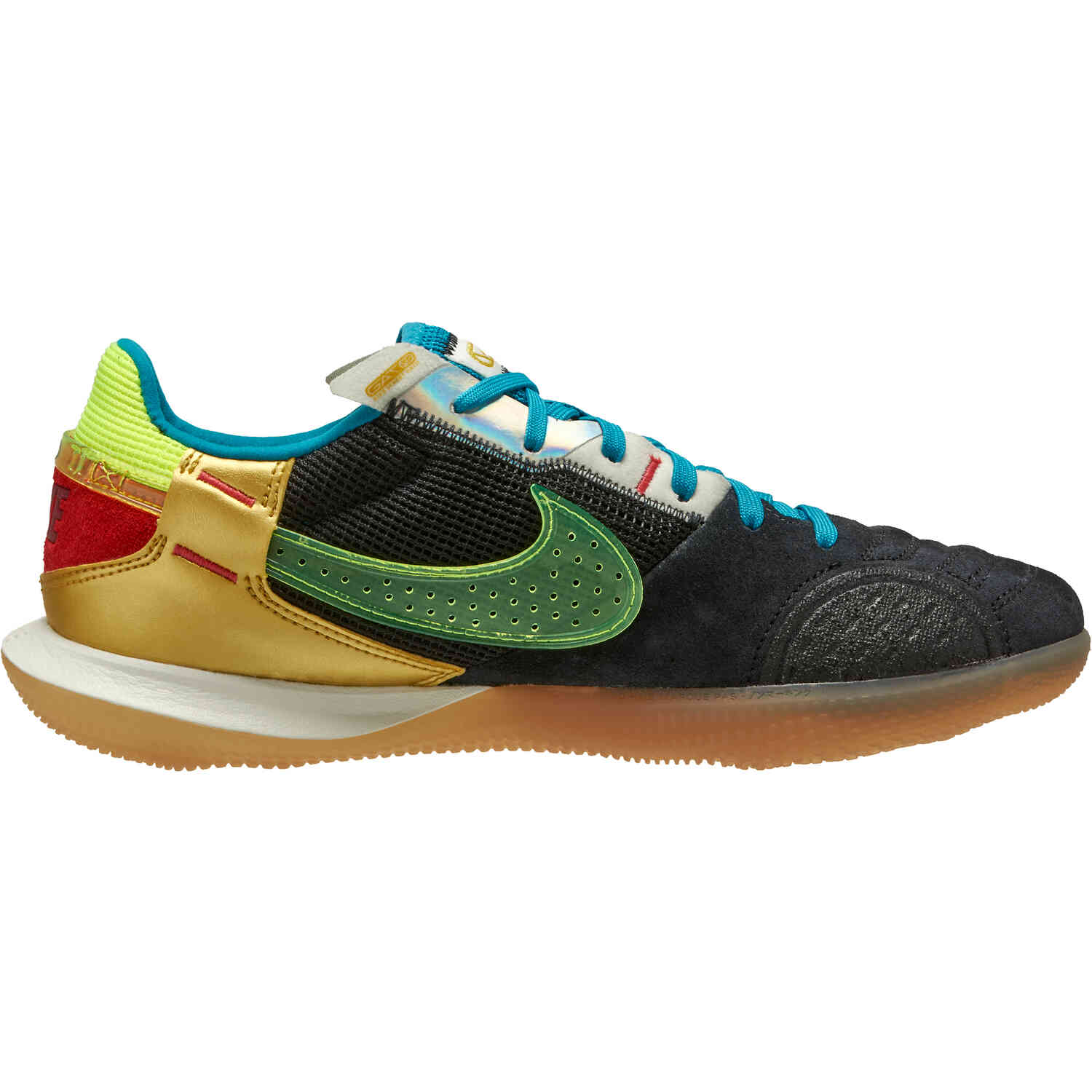 Nike gato black online gold