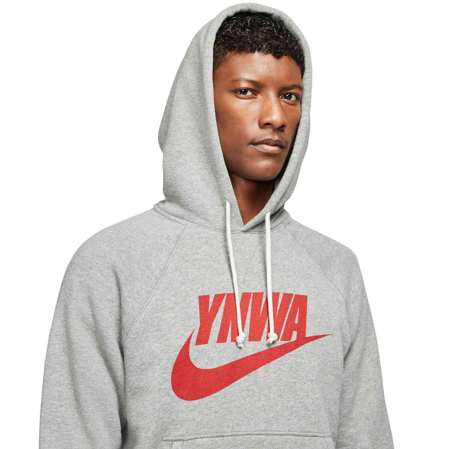 Grey and hotsell red nike hoodie