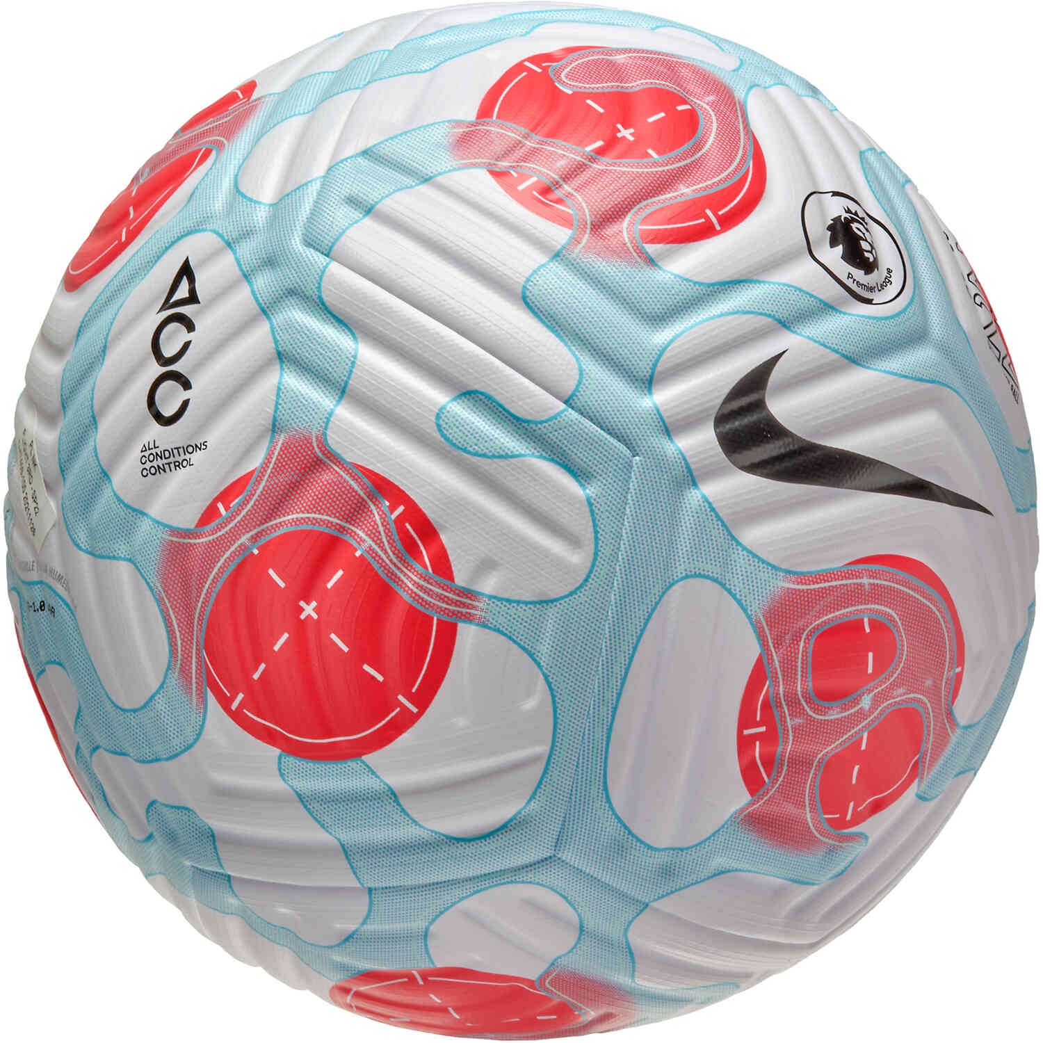 Blue premier league ball top