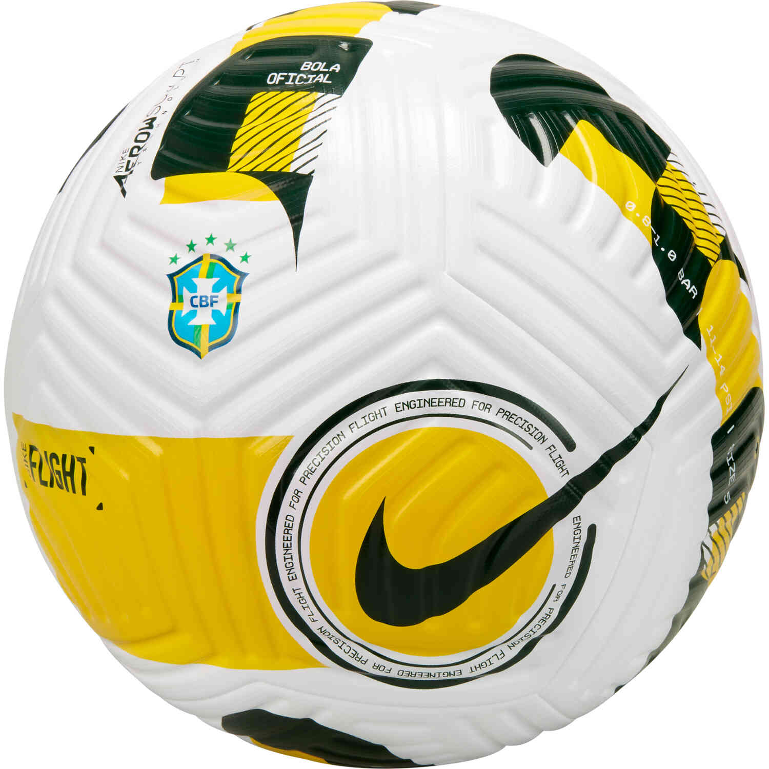 yellow nike soccer ball