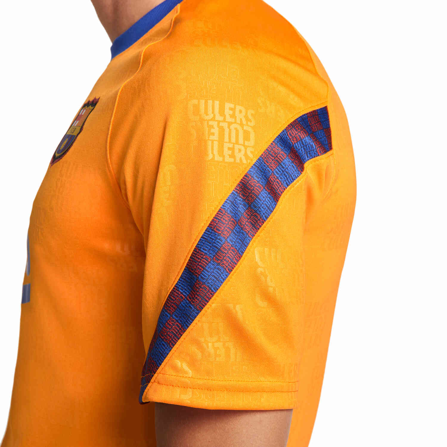 Nike Barcelona Pre match Top Vivid Orange Soccer Master
