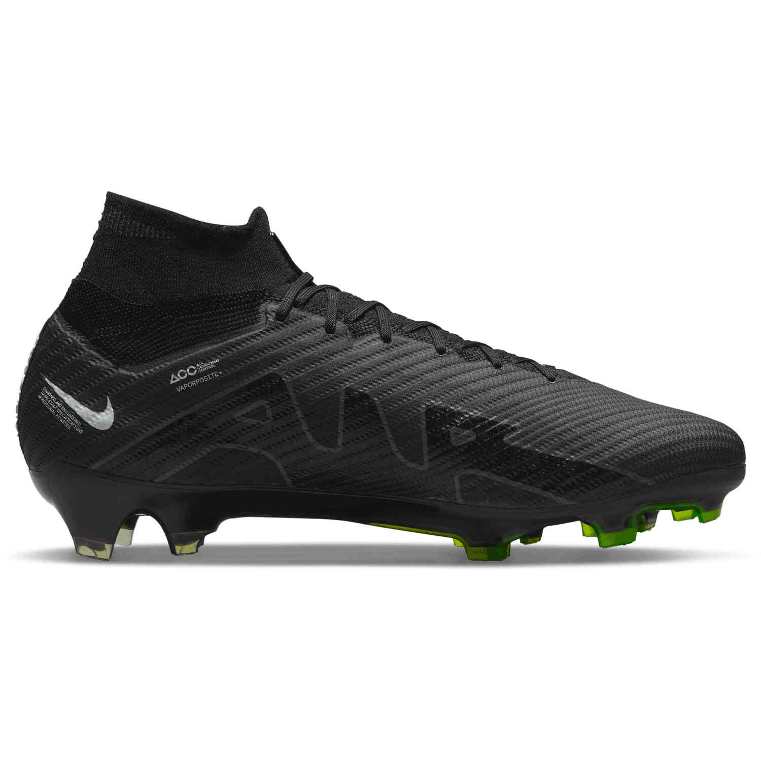 All black hot sale mercurial cleats