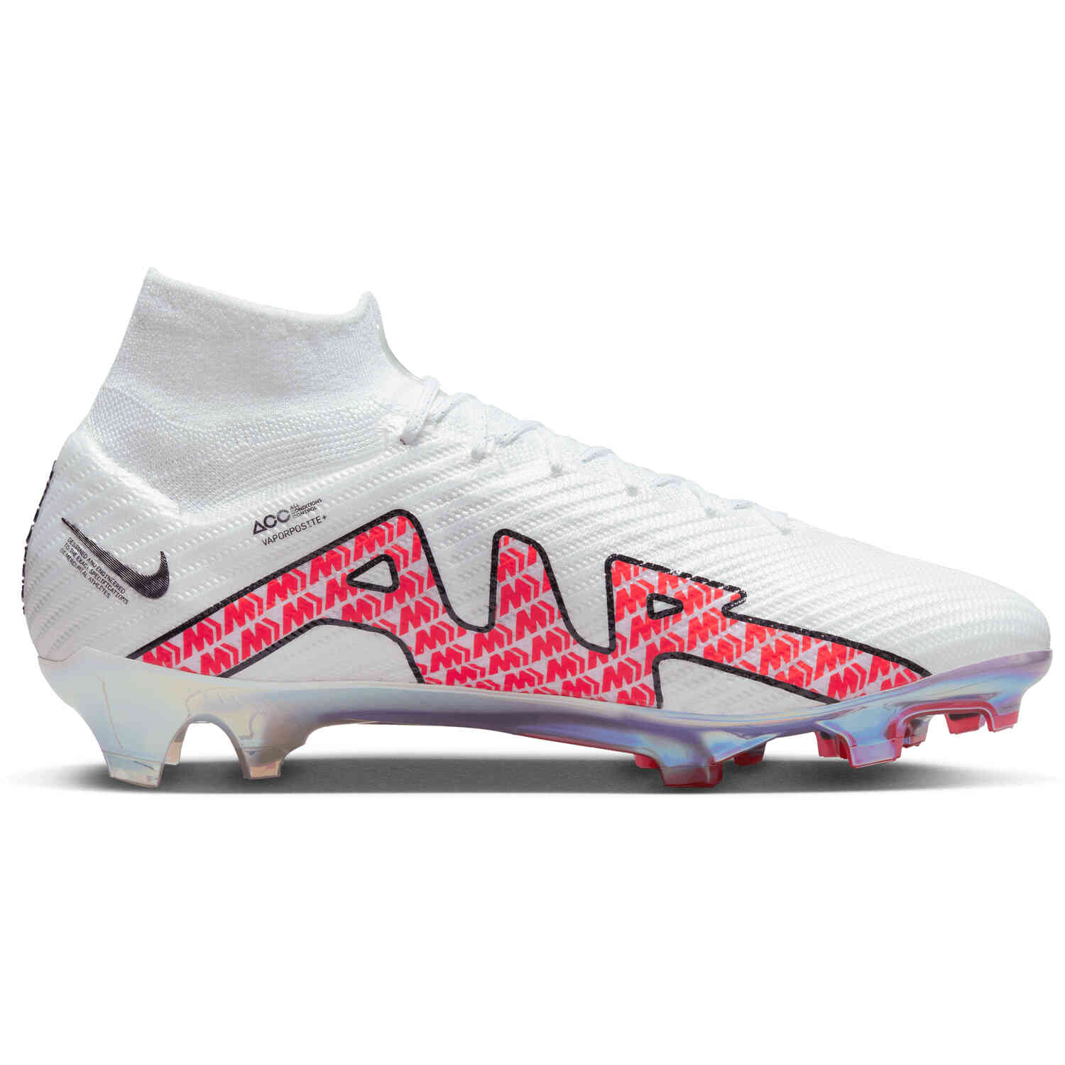 Nike Zoom Mercurial Superfly 9 Elite FG - White & Off Noir with