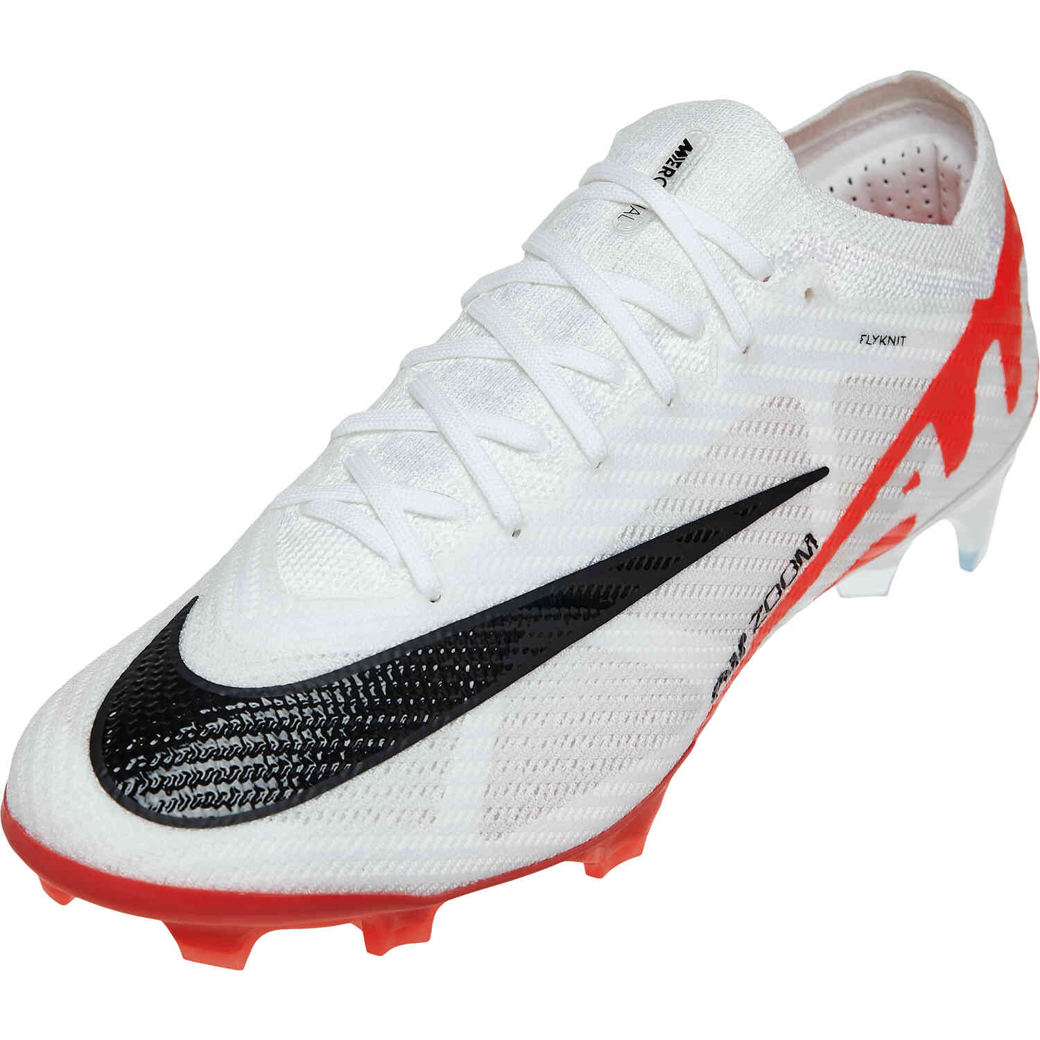 Nike Zoom Mercurial Vapor 15 Firm Ground Soccer Cleats - Bright Crimson, White Black - Soccer Master