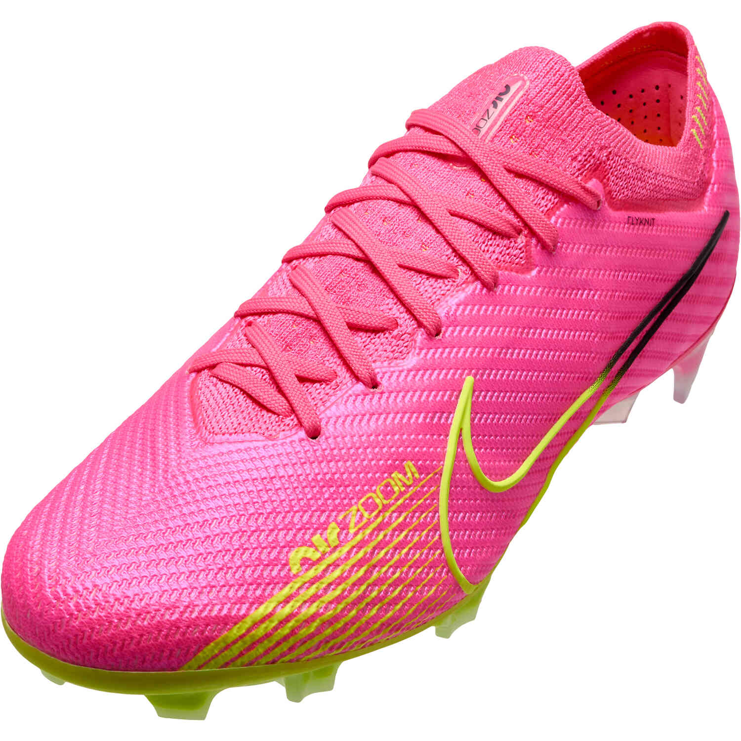 Nike Zoom Mercurial 15 Elite FG Firm Ground Soccer Cleats - Pink Blast, Volt & - Soccer Master