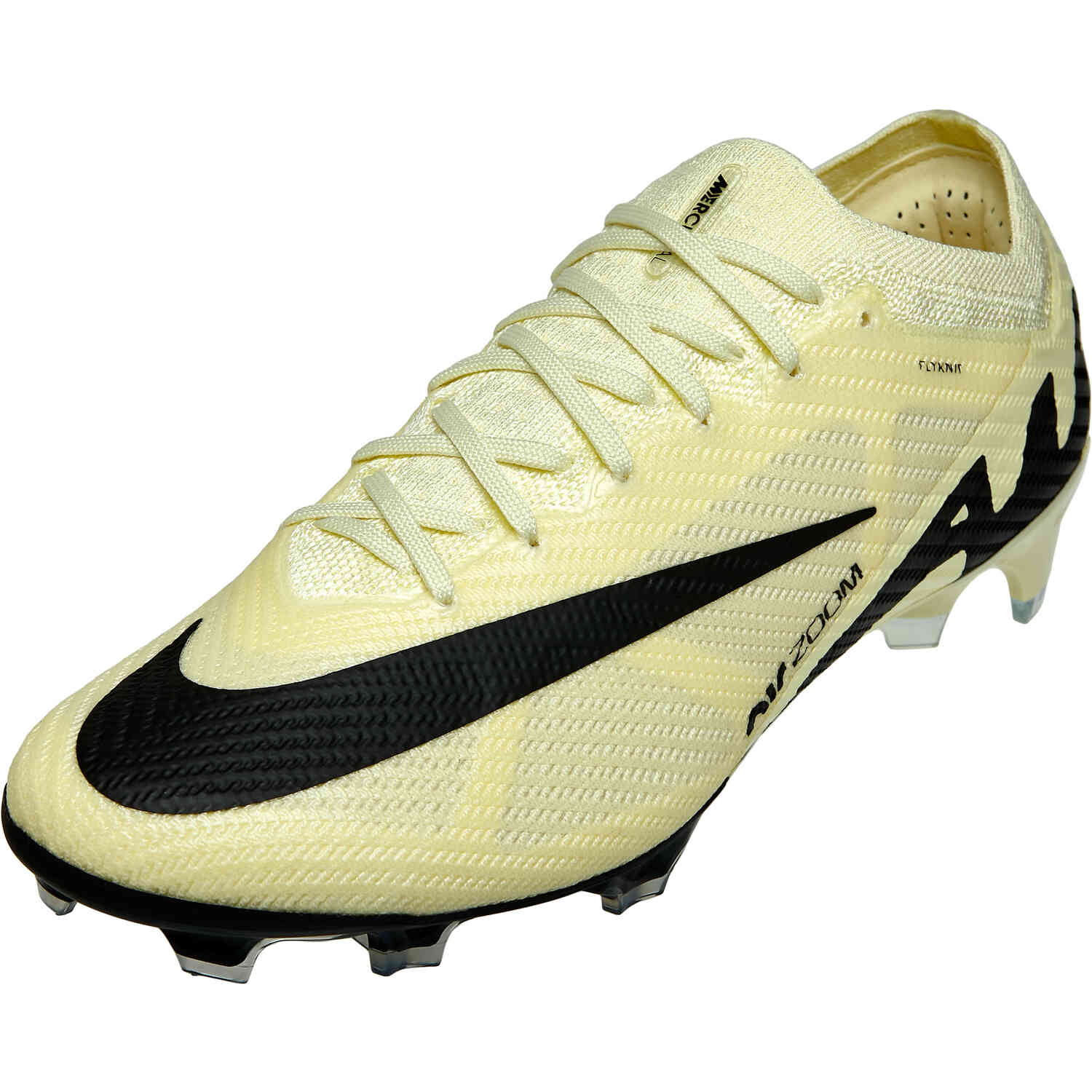 Nike Mercurial Vapor 15 Elite FG Firm Ground Soccer Cleats Lemonade Black