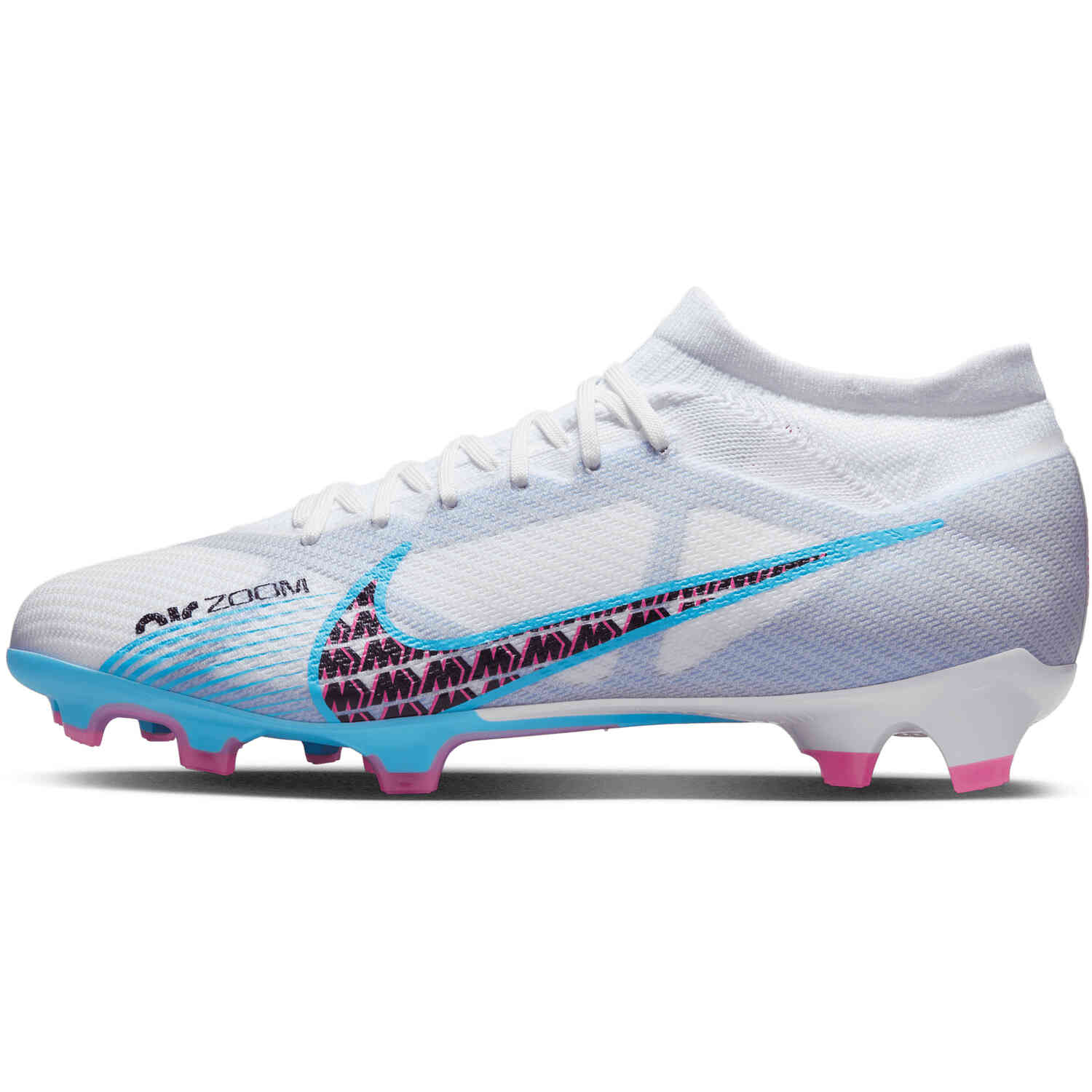Nike mercurial white cheap and blue