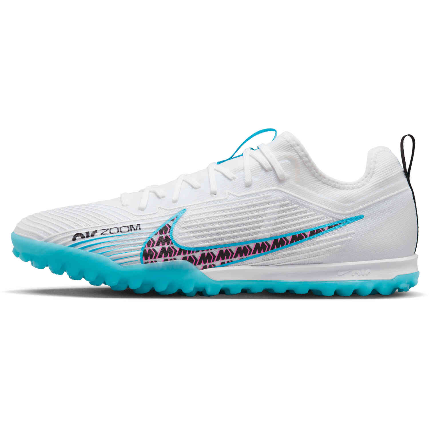 Nike Mercurial Vapor 15 Pro TF White Baltic Blue with Pink