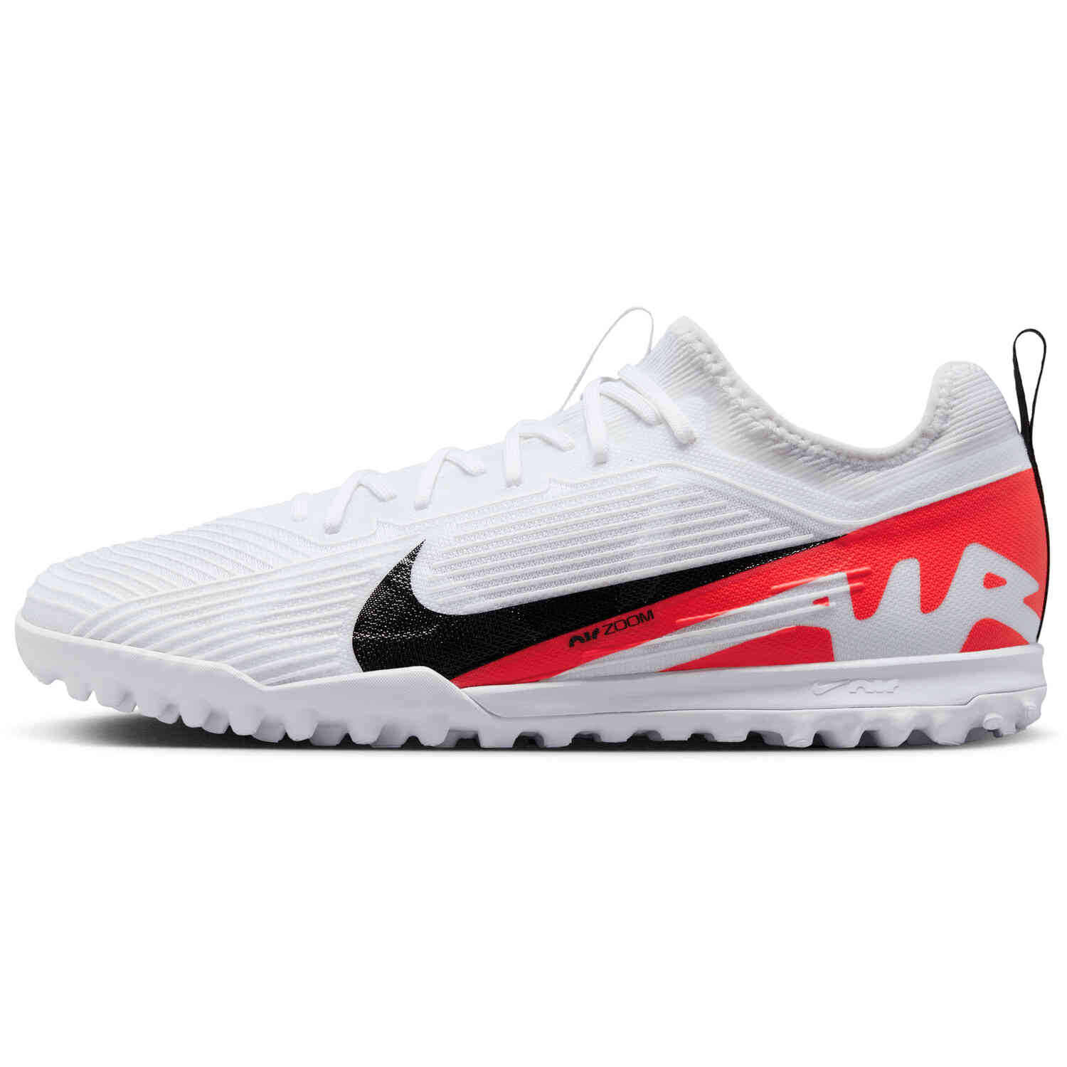 Nike Zoom Mercurial Vapor 15 Pro TF Turf Soccer Shoes Bright Crimson White Black Soccer Master