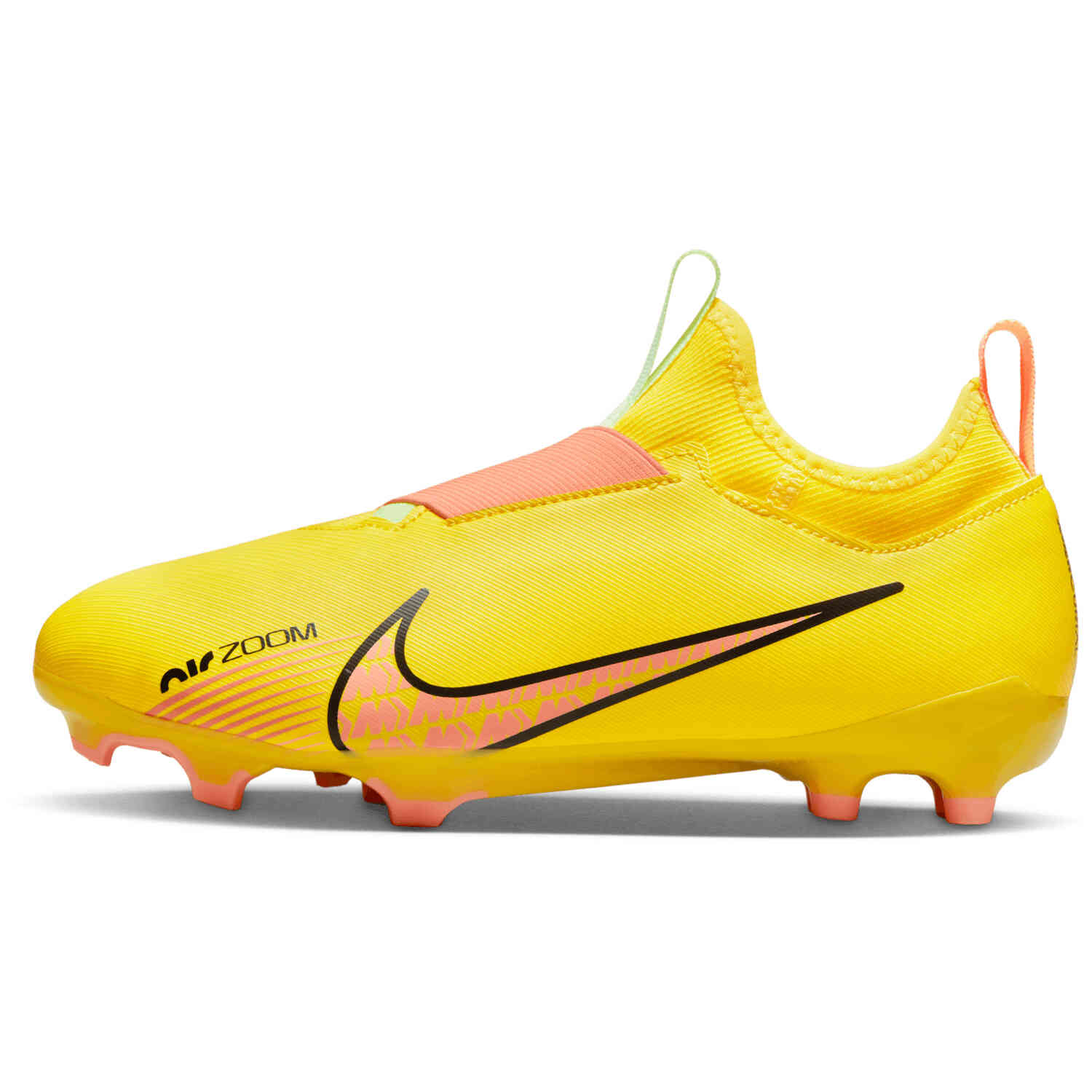 Kids Nike Mbappe Zoom Mercurial Vapor 15 Academy FG Yellow