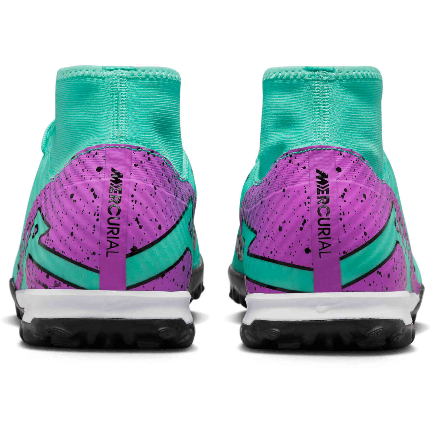 Nike Mercurial Superfly 9 Academy TF Turf Soccer Shoe Hyper Turq Fuchsia Dream Black White