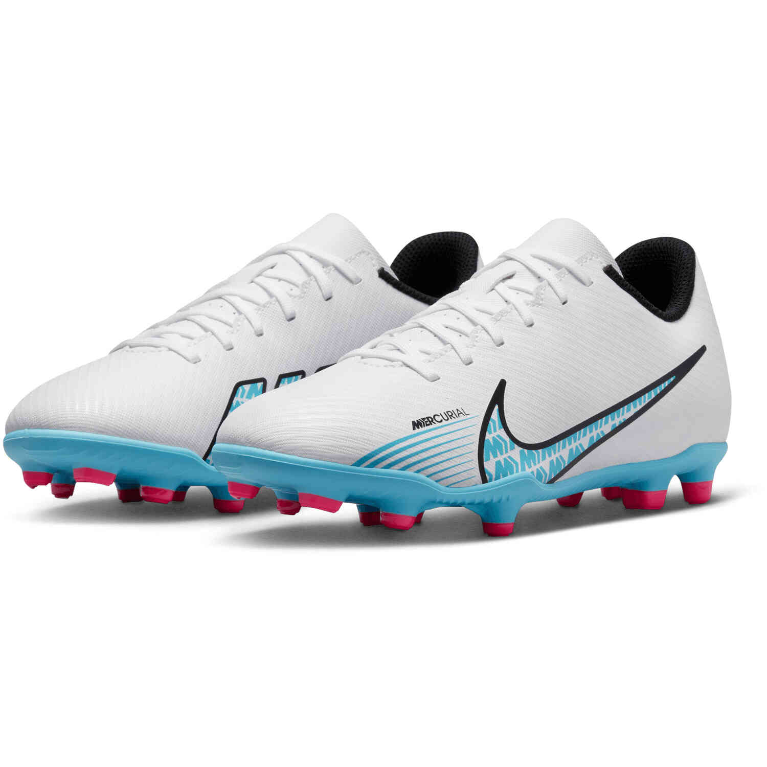 Mercurial superfly v fg soccer cleats black pink blast hot sale