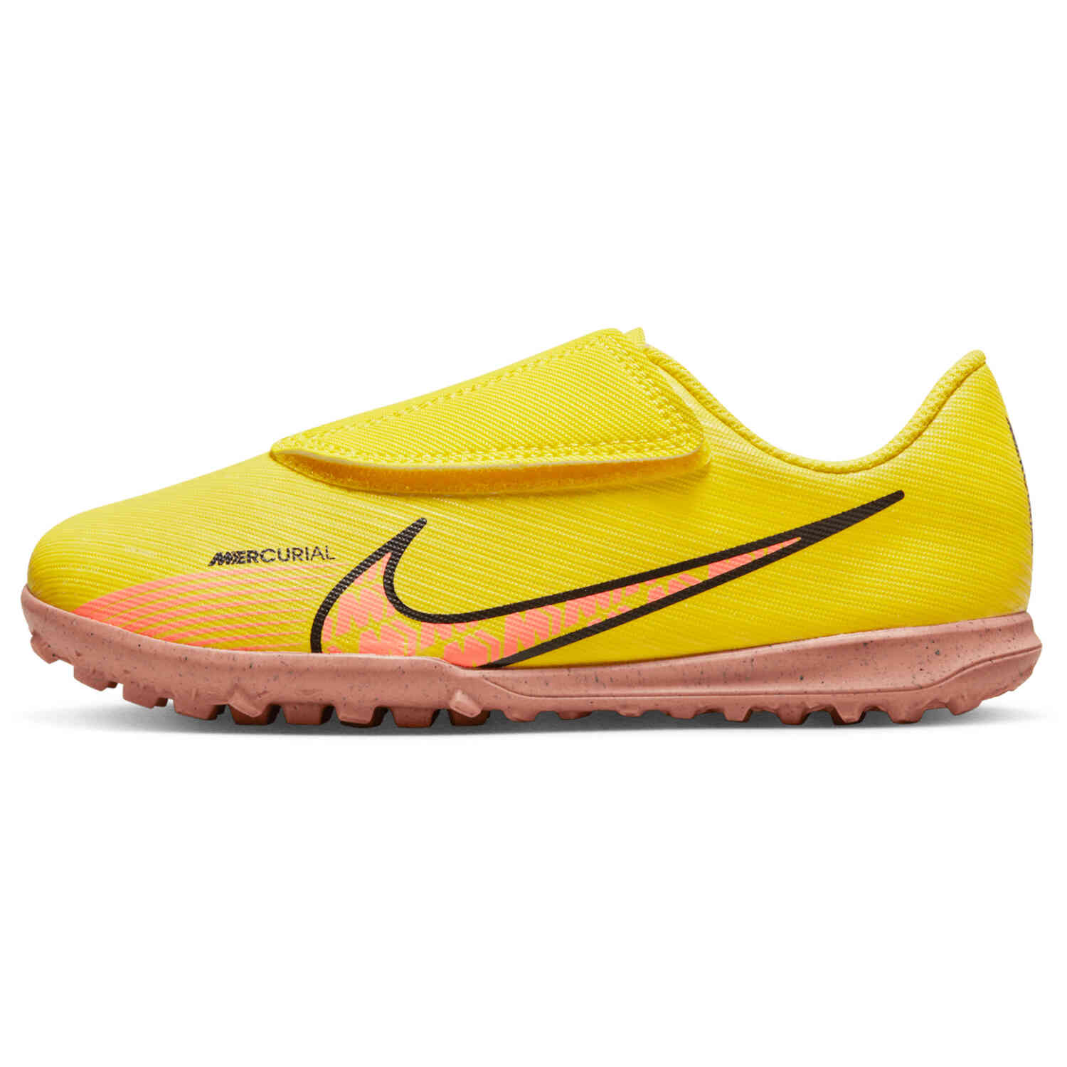 Novio Pavimentación abortar Kids Nike Velcro Mercurial Vapor 15 Club TF Turf Soccer Shoes - Lucent Pack  - Soccer Master