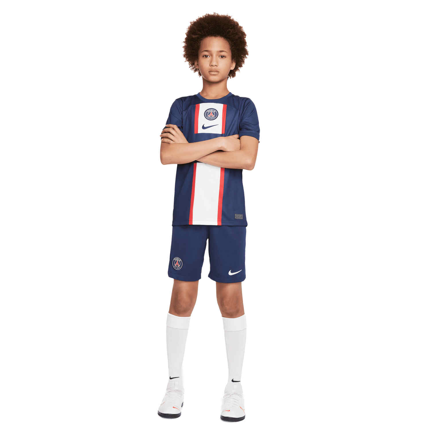 Kids Nike PSG 2022 23 Home Shorts Soccer Master