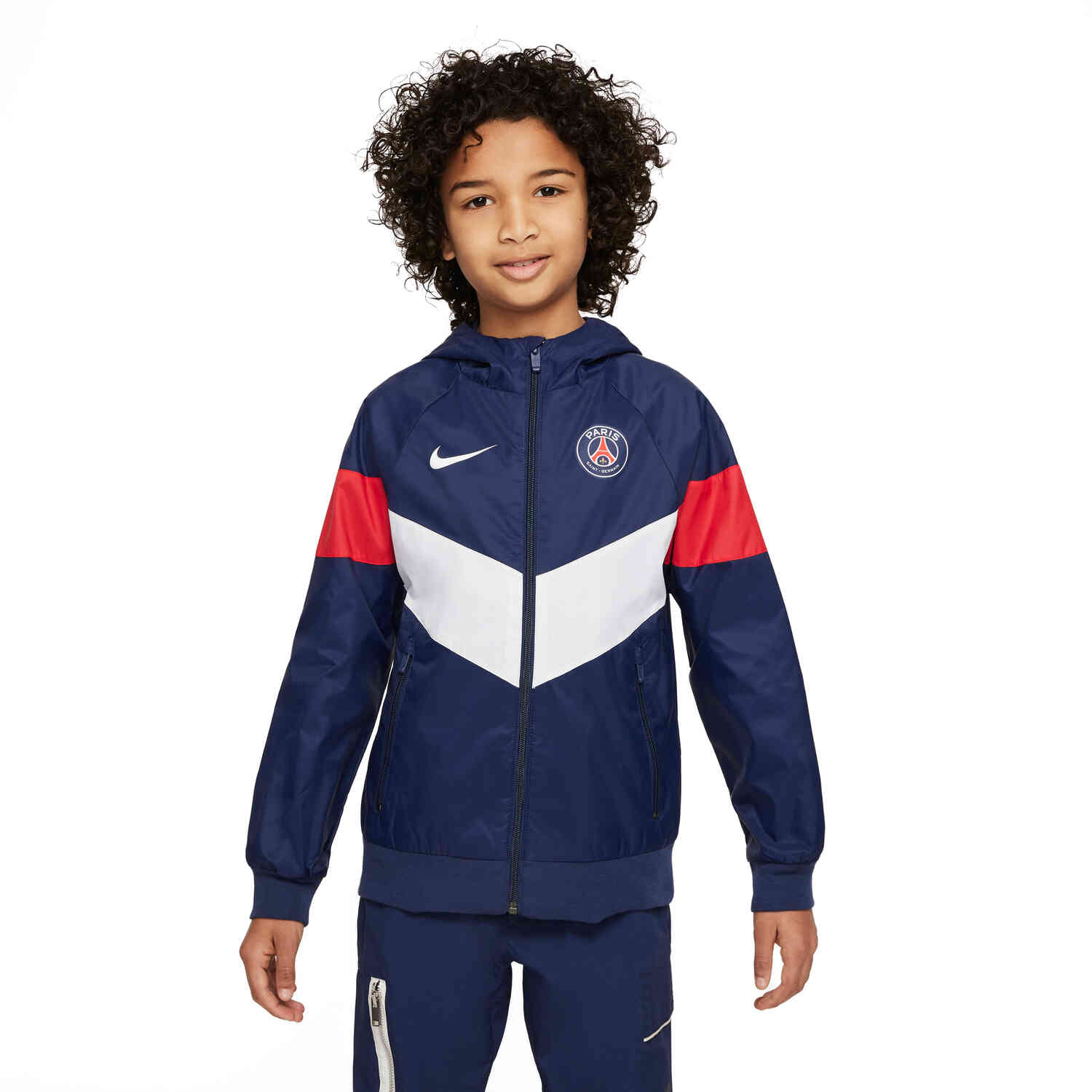 Beknopt Menagerry Belegering Kids Nike PSG Anthem Lifestyle Jacket - Midnight Navy/White/University  Red/White - Soccer Master