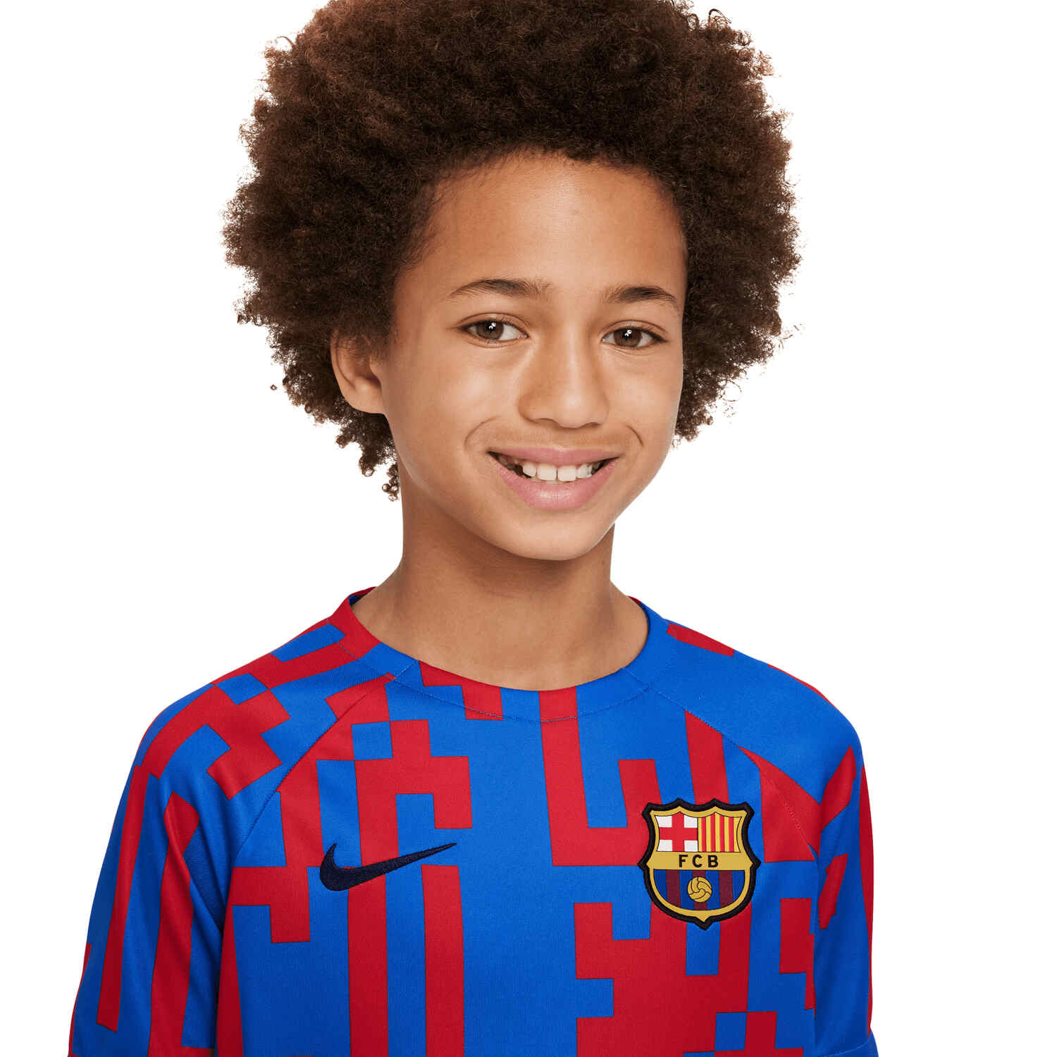 Kids Nike Barcelona Home Pre-match Top - 2022/23 - Soccer Master