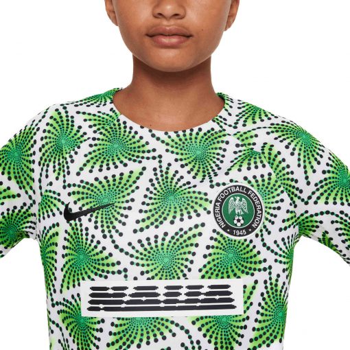 Kids Nigeria Lifestyle Pre-match Top - 2022 - Image 3