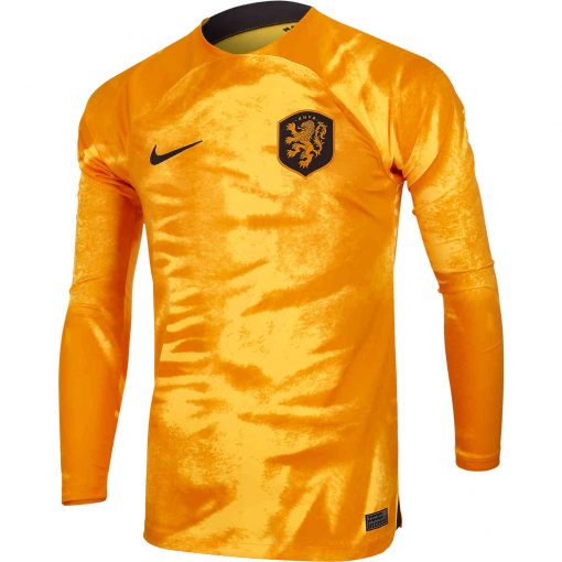 2022 Nike Netherlands Long Sleeve Home Jersey