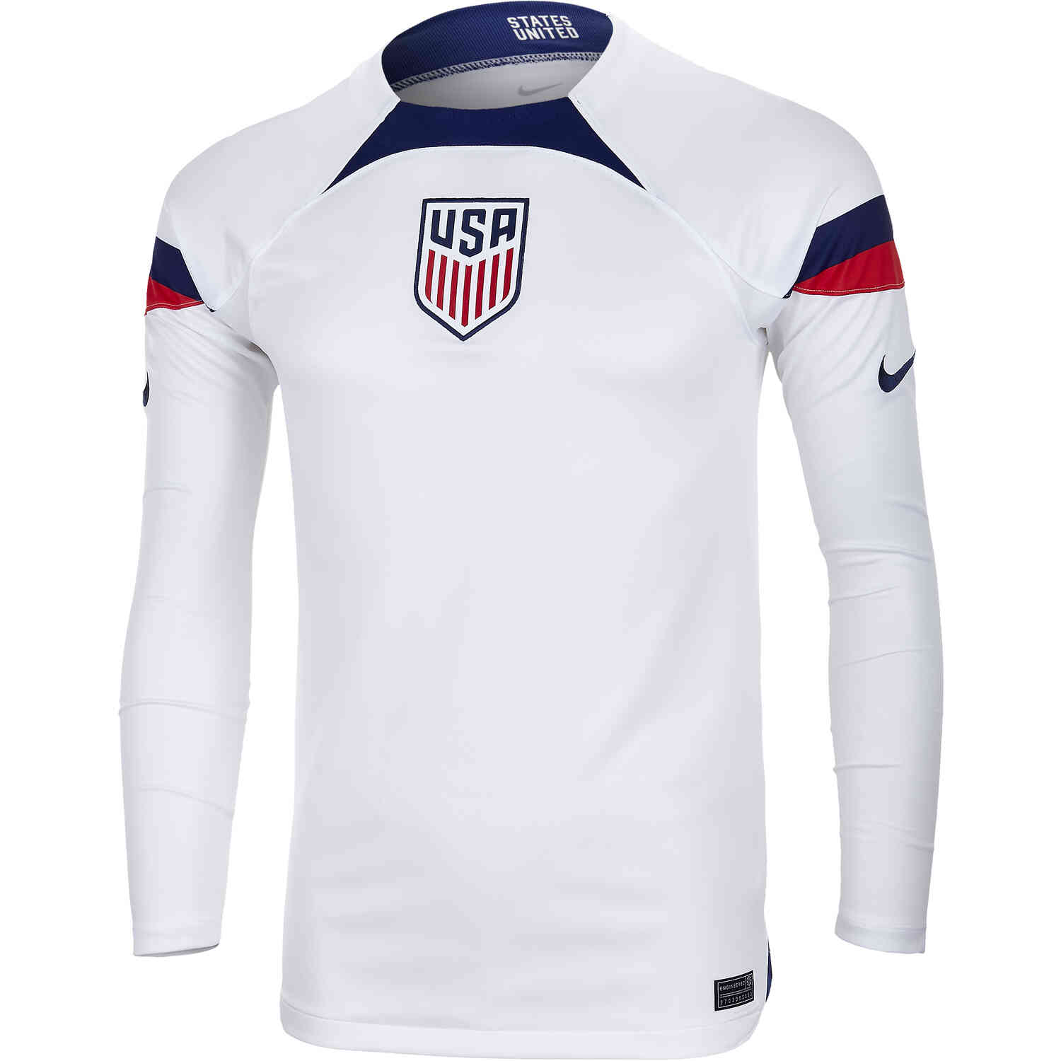 2022 Nike USMNT Long Sleeve Home Jersey - Soccer Master